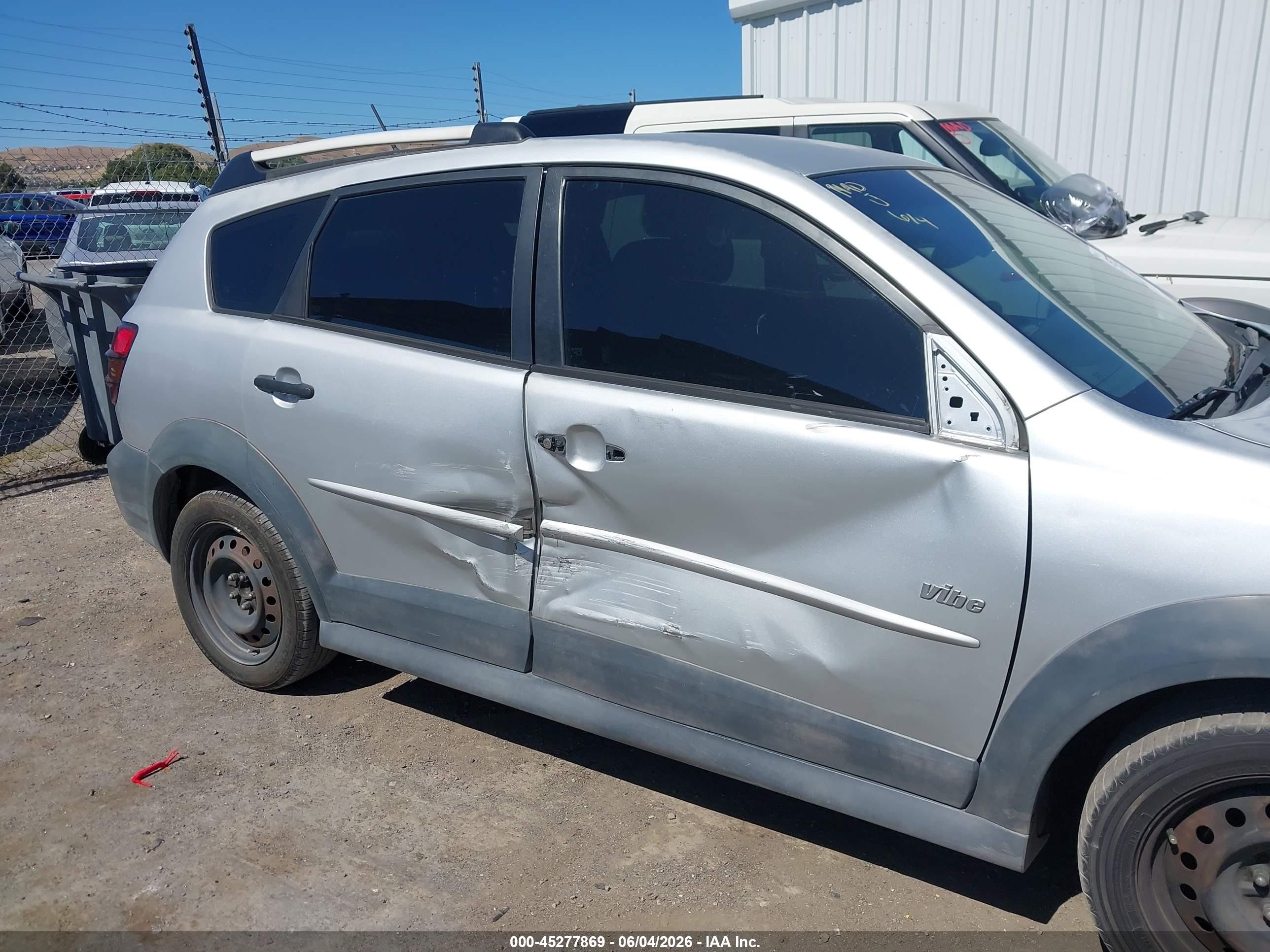 2007 Pontiac Vibe   Gray vin: 5Y2SL67857Z436492