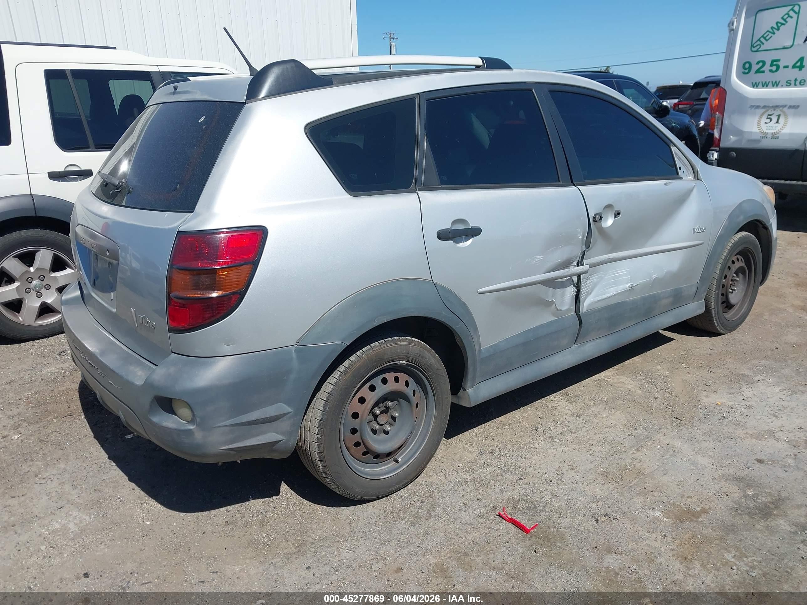2007 Pontiac Vibe   Gray vin: 5Y2SL67857Z436492