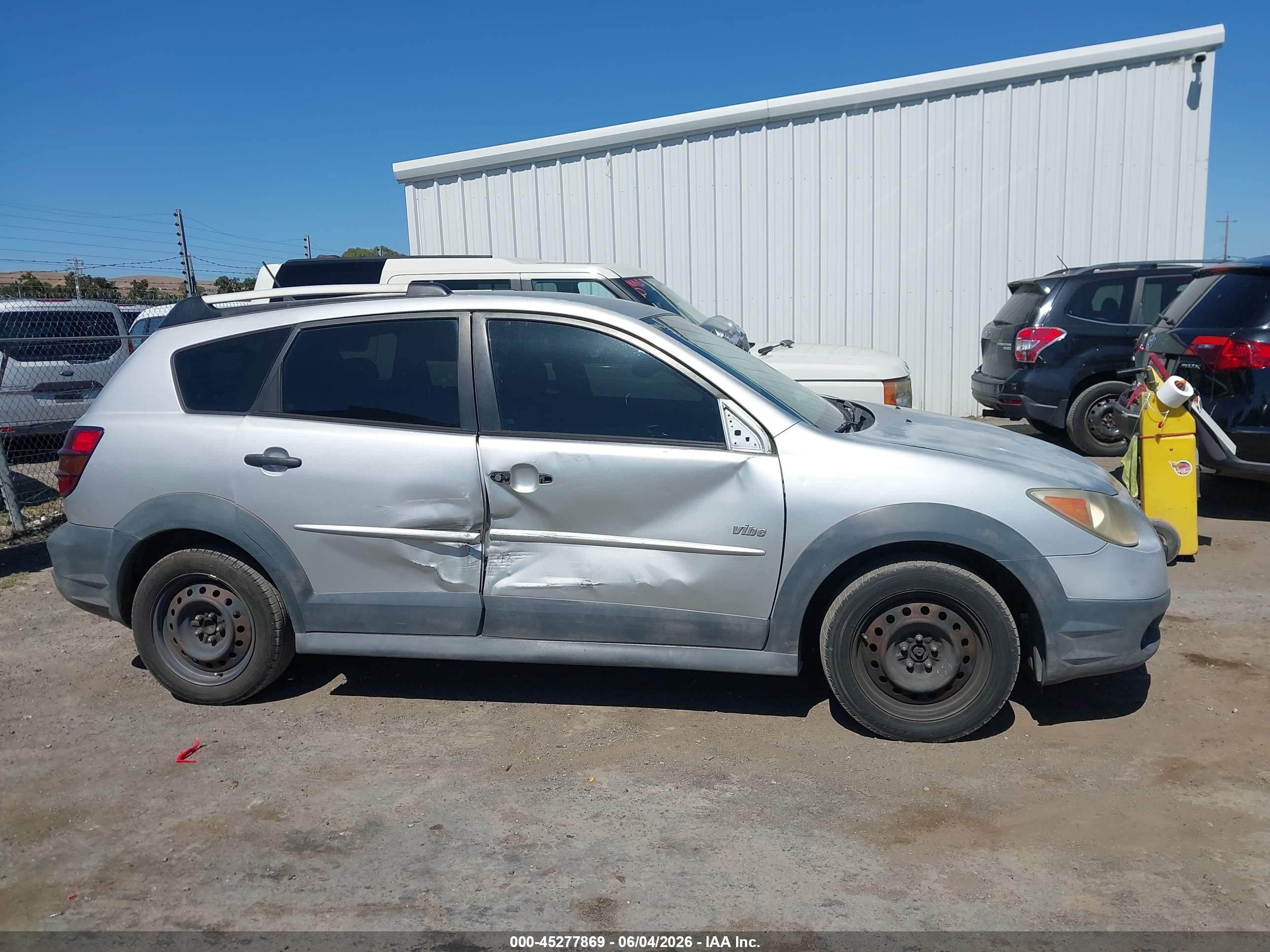 2007 Pontiac Vibe   Gray vin: 5Y2SL67857Z436492