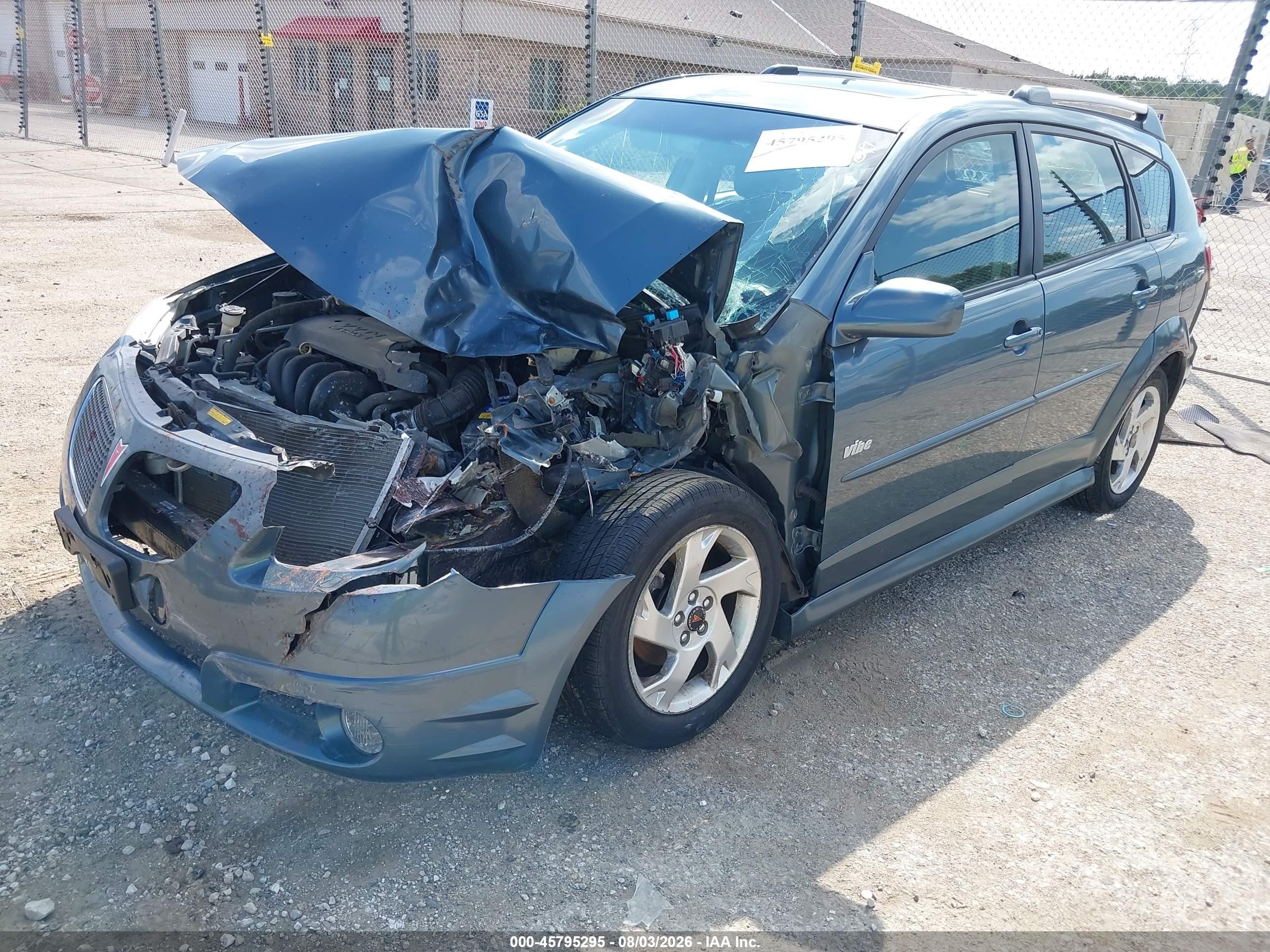 2008 Pontiac Vibe   Зеленый vin: 5Y2SL67858Z411691