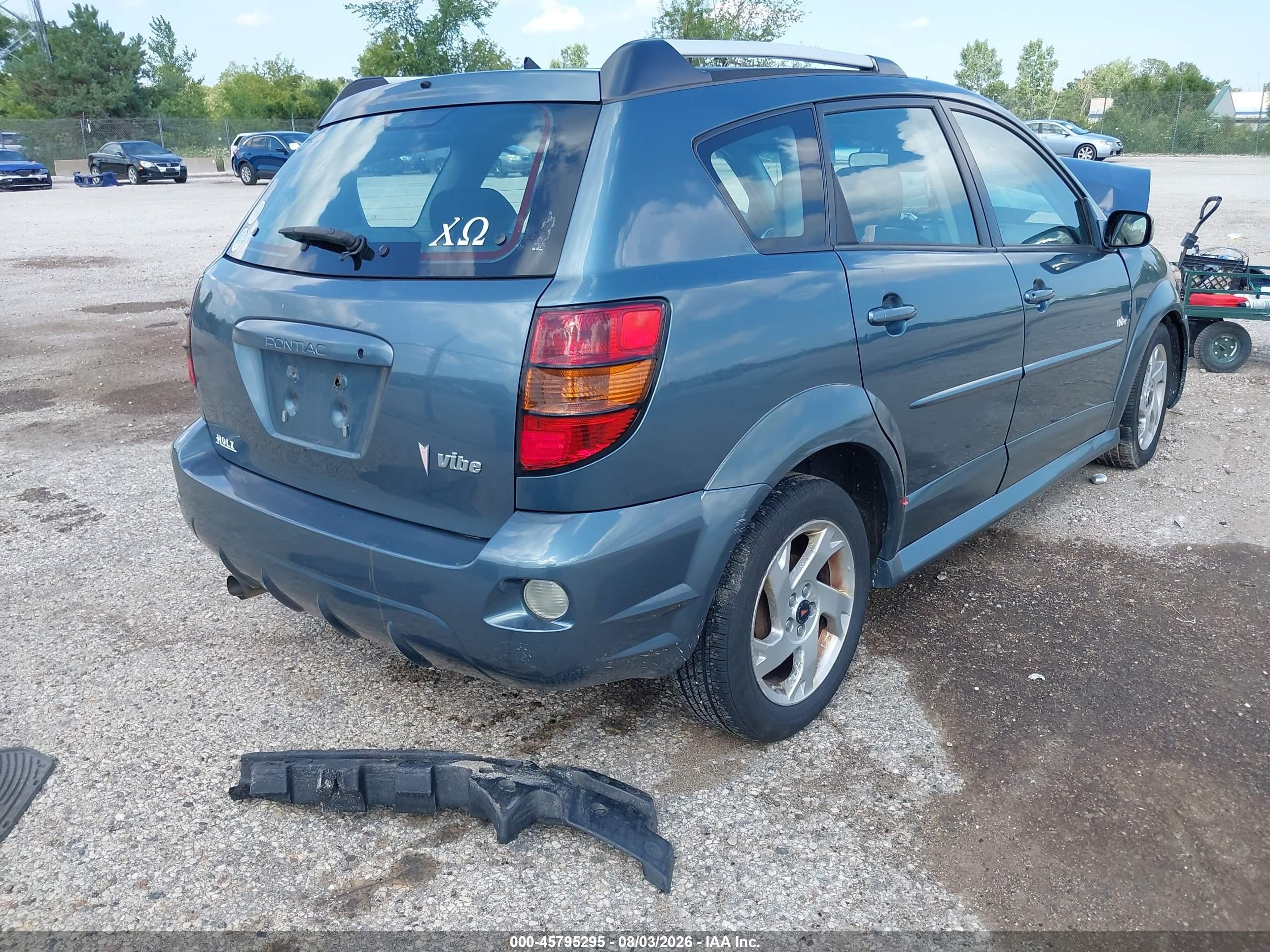 2008 Pontiac Vibe   Зеленый vin: 5Y2SL67858Z411691