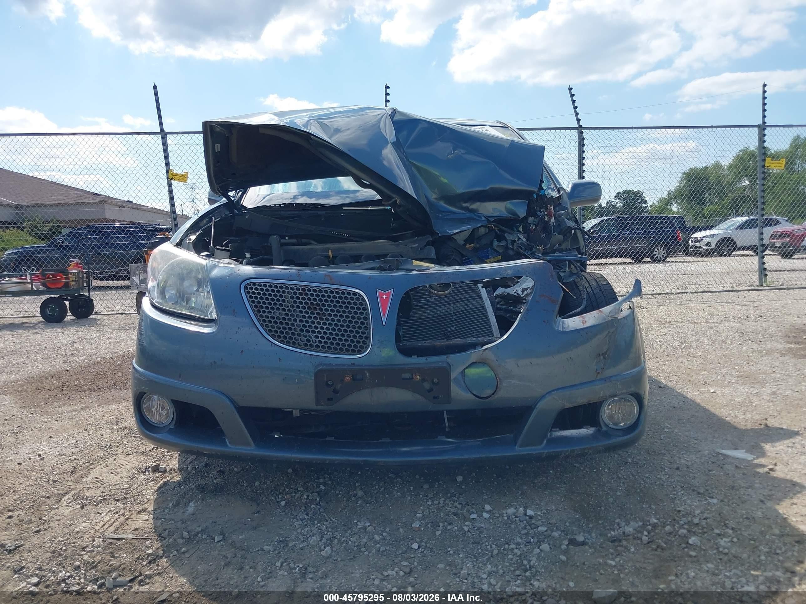 2008 Pontiac Vibe   Зеленый vin: 5Y2SL67858Z411691