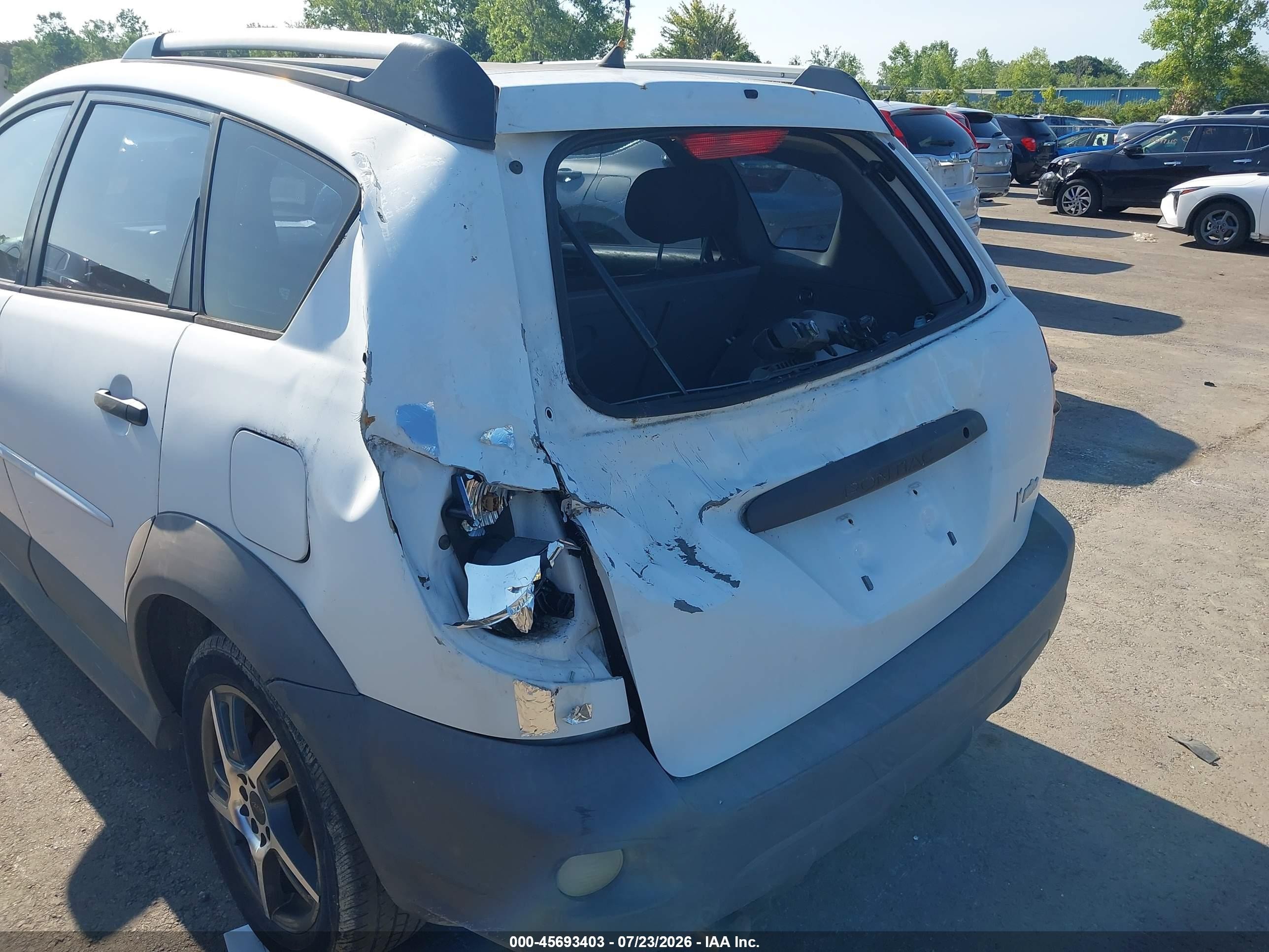 2007 Pontiac Vibe White vin: 5Y2SL67867Z429616