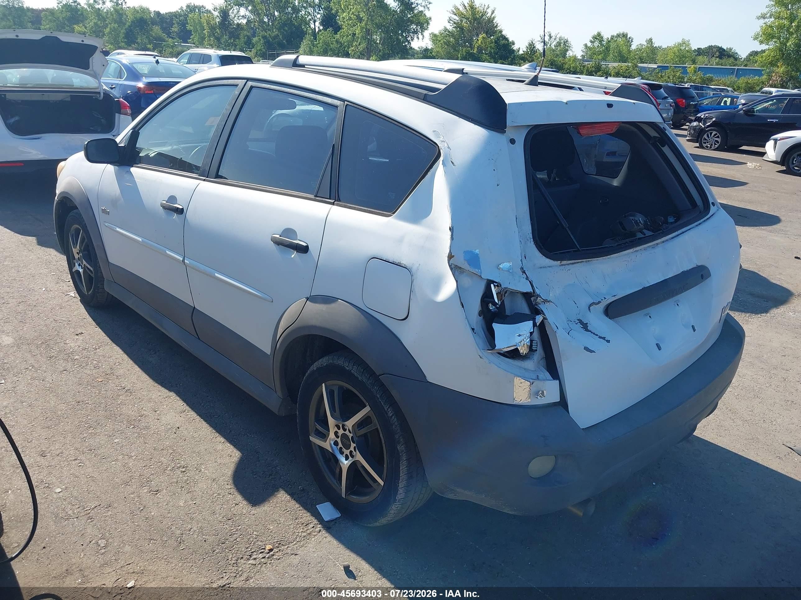 2007 Pontiac Vibe White vin: 5Y2SL67867Z429616