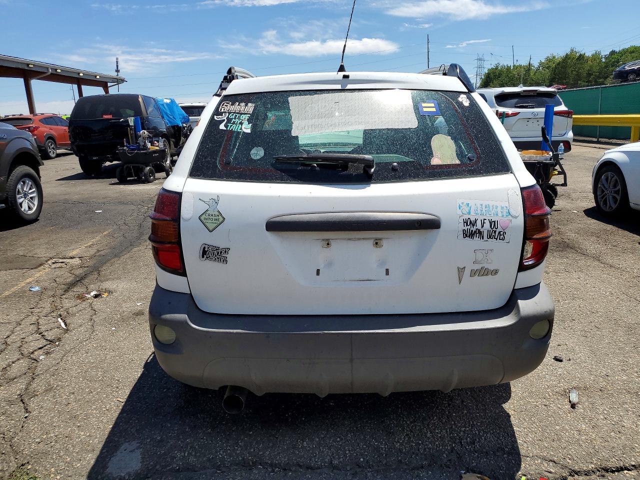 2006 Pontiac Vibe White vin: 5Y2SL67876Z424388