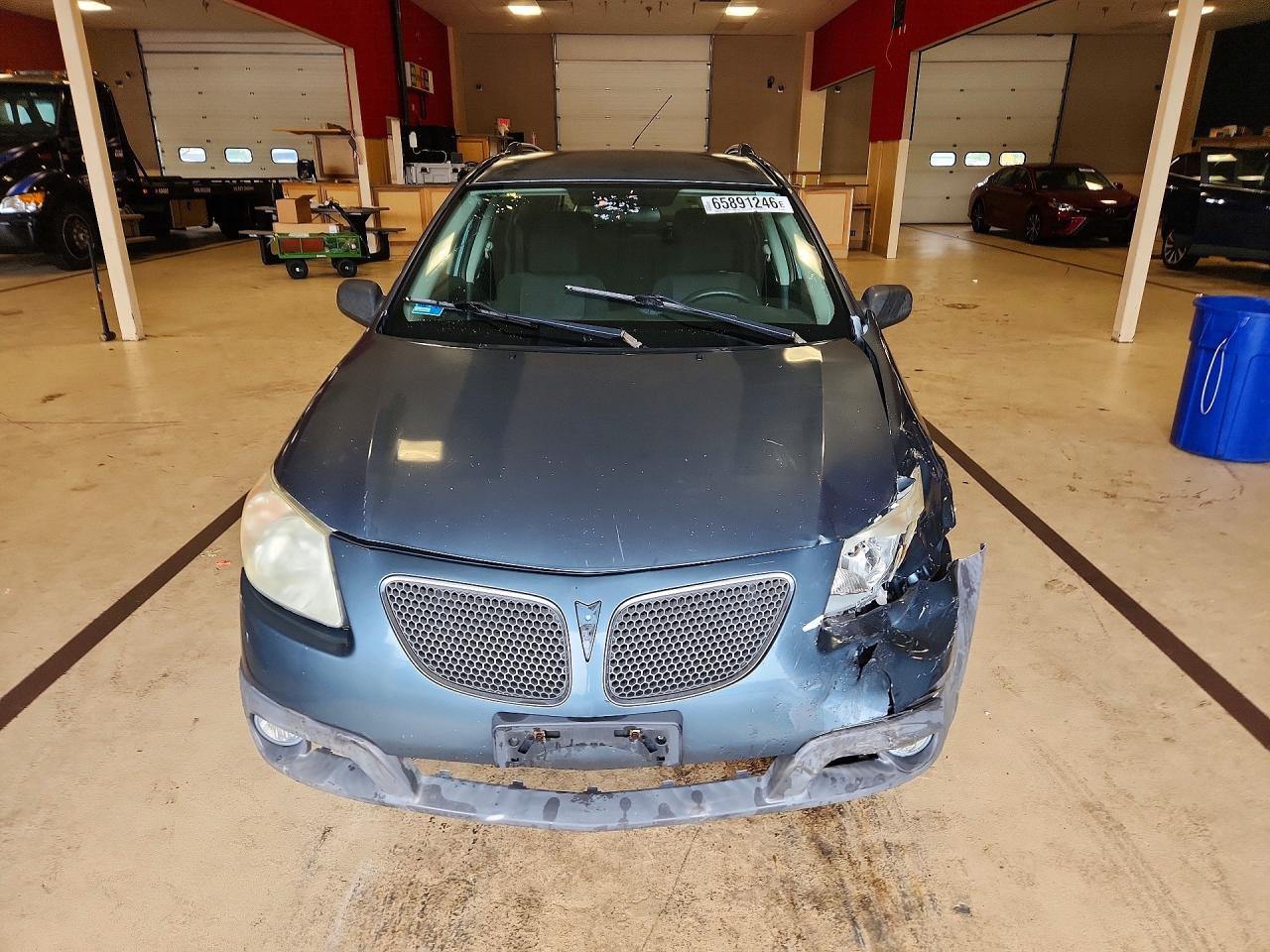 2007 Pontiac Vibe Gray vin: 5Y2SL67887Z419346