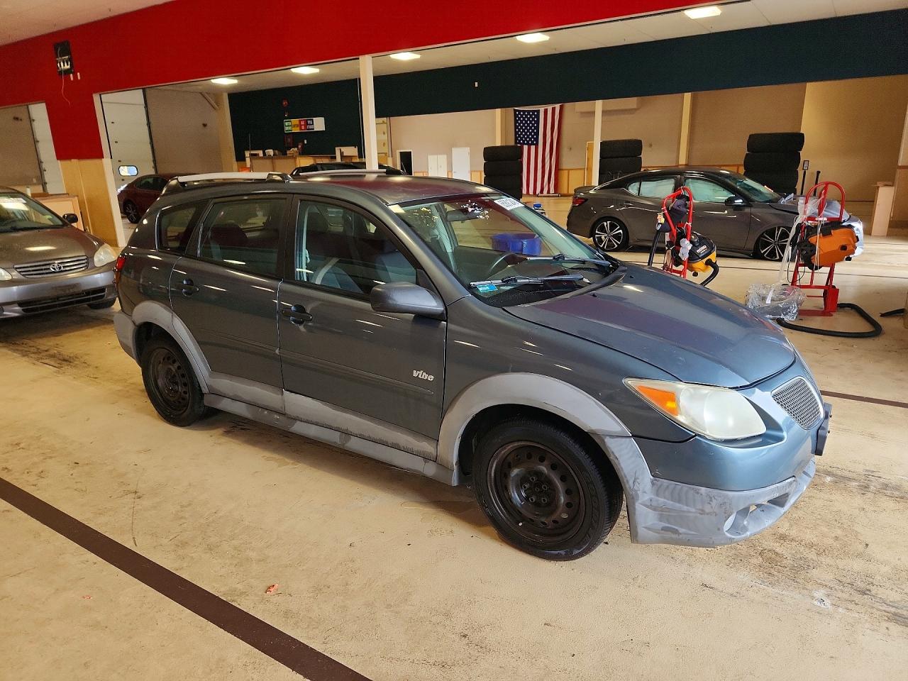 2007 Pontiac Vibe Gray vin: 5Y2SL67887Z419346