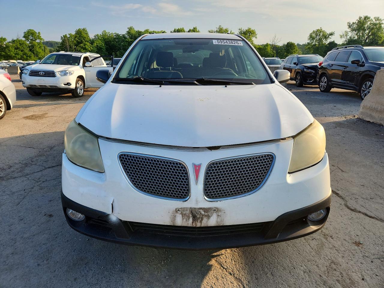 2007 Pontiac Vibe White vin: 5Y2SL67887Z422635