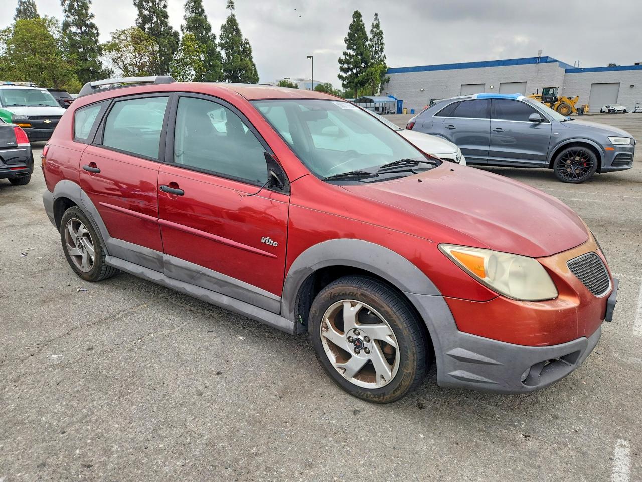 2008 Pontiac Vibe Red vin: 5Y2SL67898Z422290