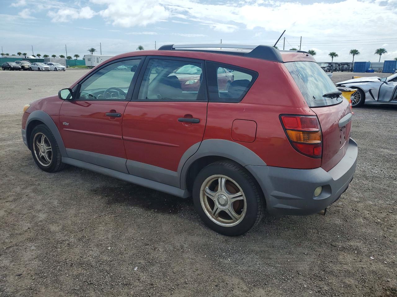 2008 Pontiac Vibe Burgundy vin: 5Y2SL678X8Z419298