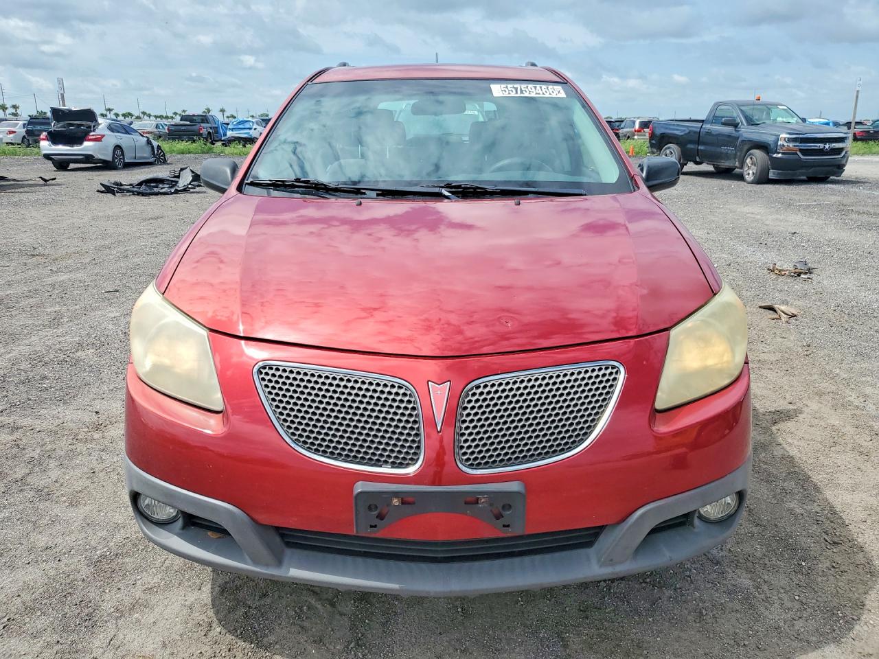 2008 Pontiac Vibe Burgundy vin: 5Y2SL678X8Z419298