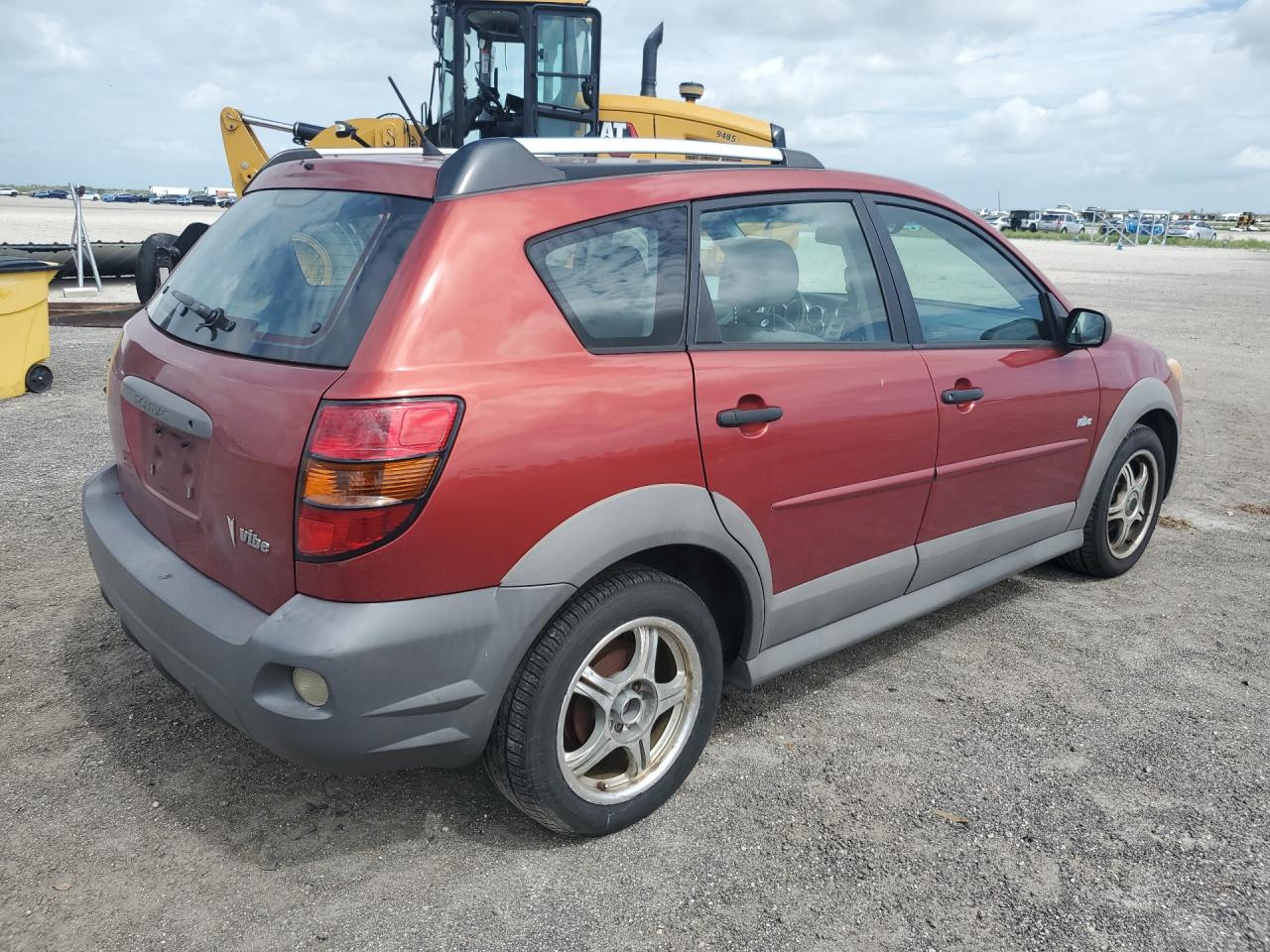 2008 Pontiac Vibe Burgundy vin: 5Y2SL678X8Z419298 Damage: Right Qtr Panel, Dent(S) W/ Paint Dmg, 1 To 2 Inches