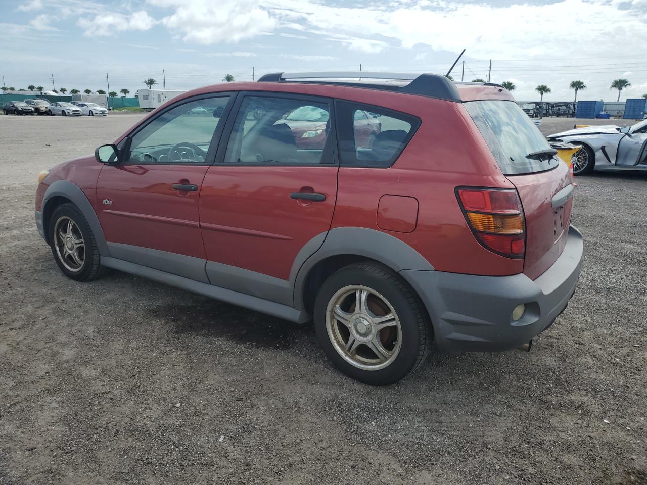 2008 Pontiac Vibe Burgundy vin: 5Y2SL678X8Z419298 Damage: Left Qtr Panel, Dent(S) W/No Paint Dmg, 1/2 To 1 Inch