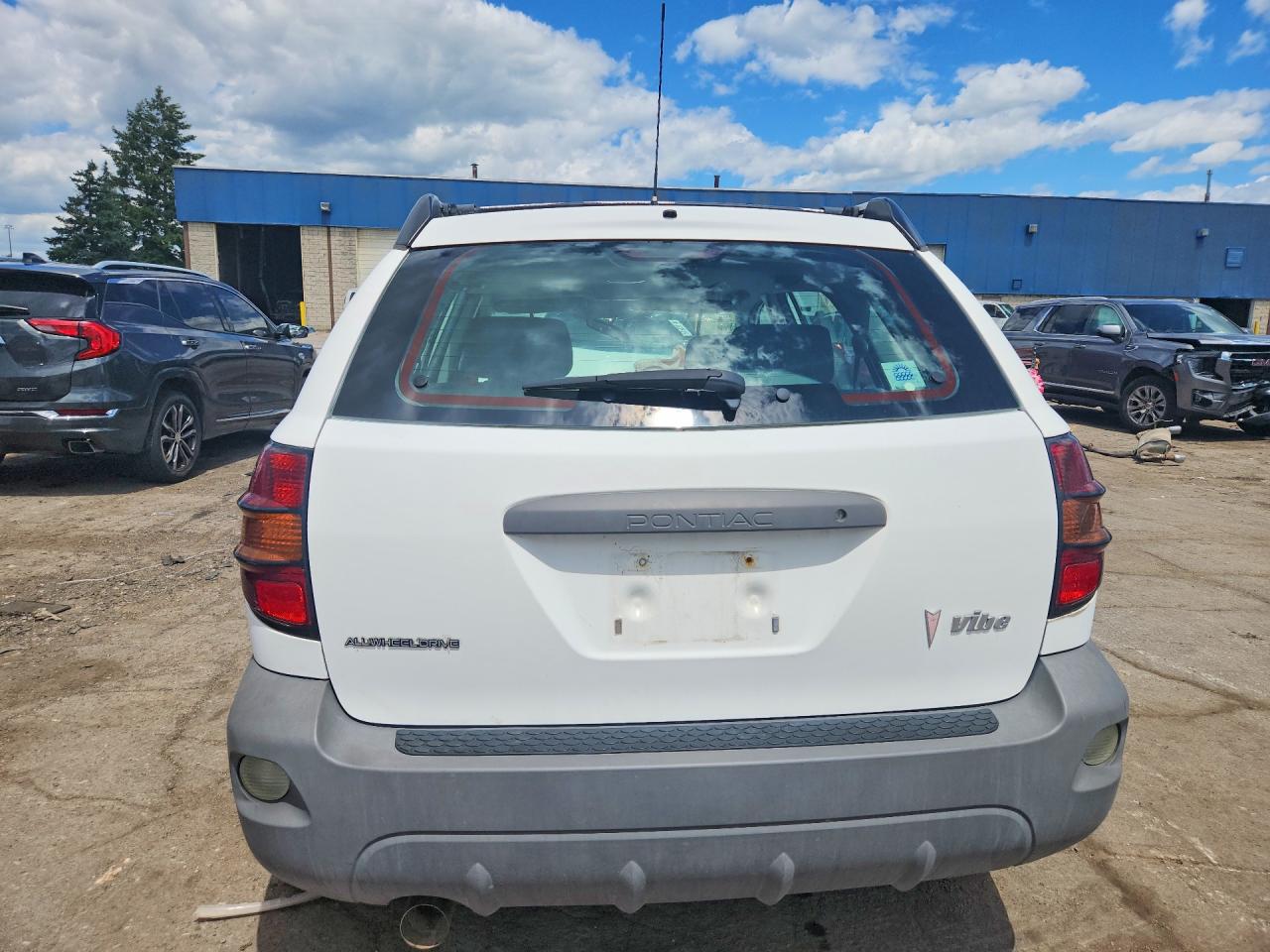 2004 Pontiac Vibe White vin: 5Y2SM62844Z433373