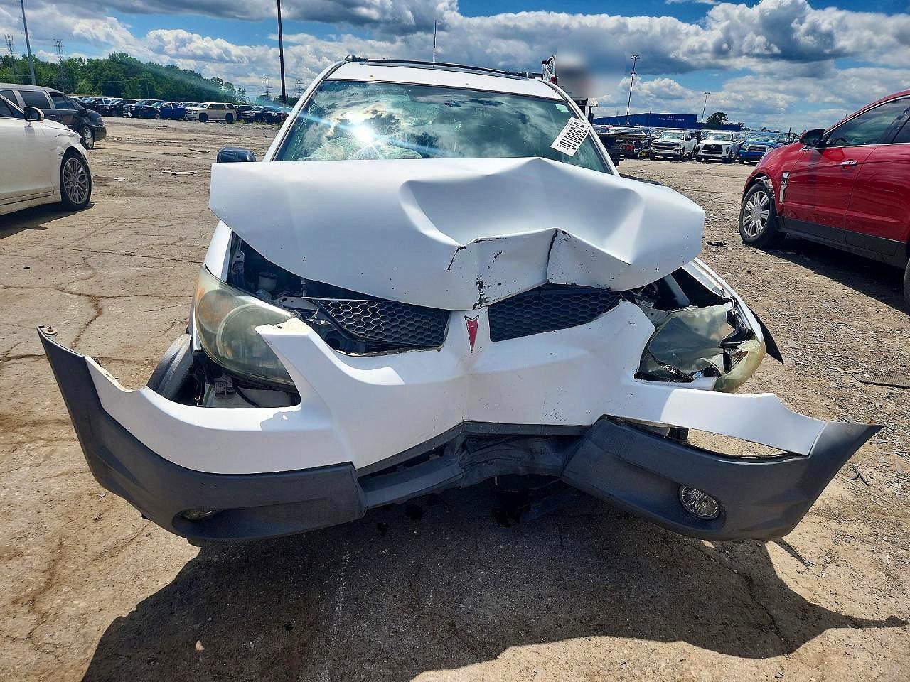 2004 Pontiac Vibe White vin: 5Y2SM62844Z433373