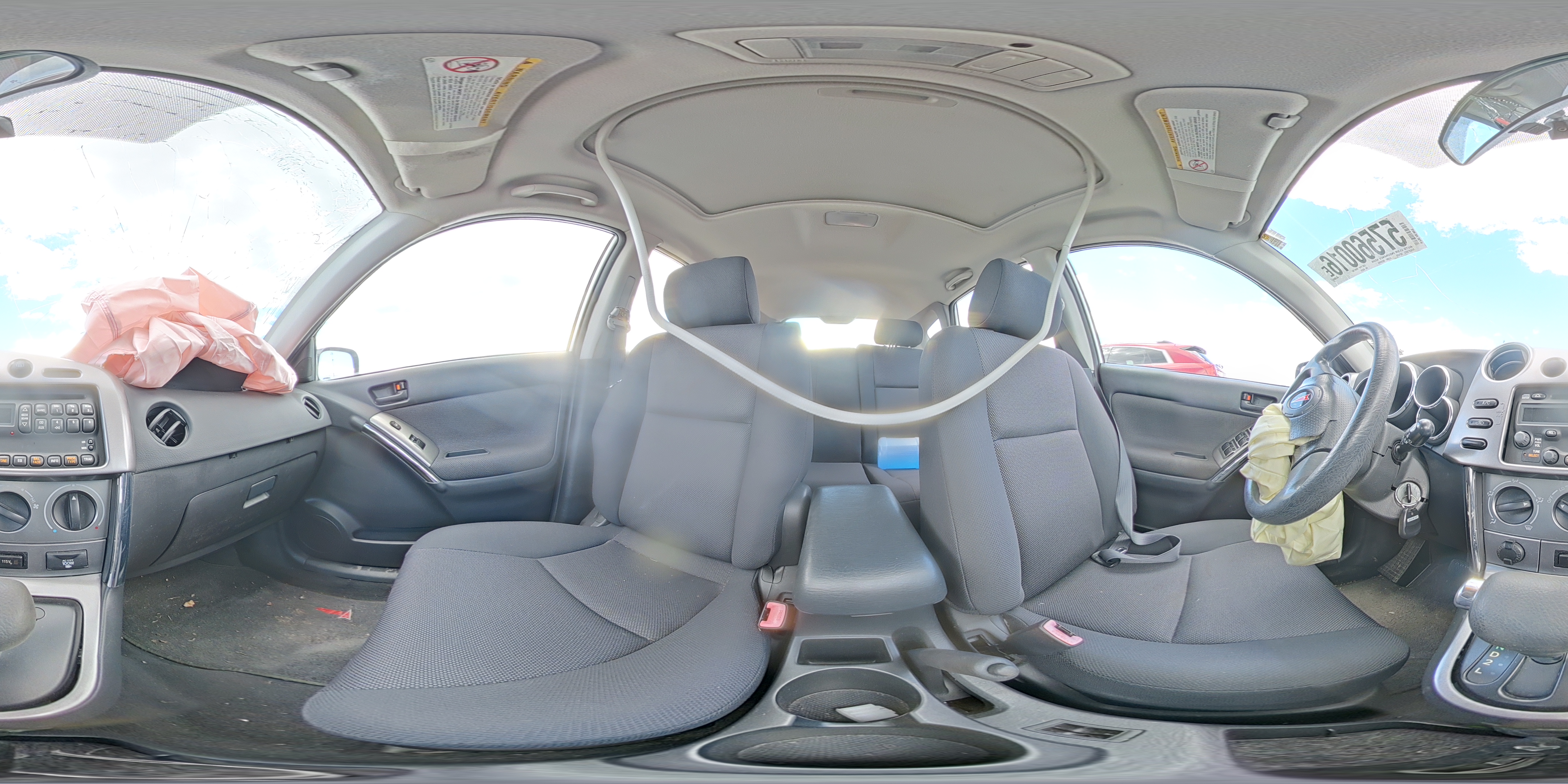 2004 Pontiac Vibe White vin: 5Y2SM62844Z433373