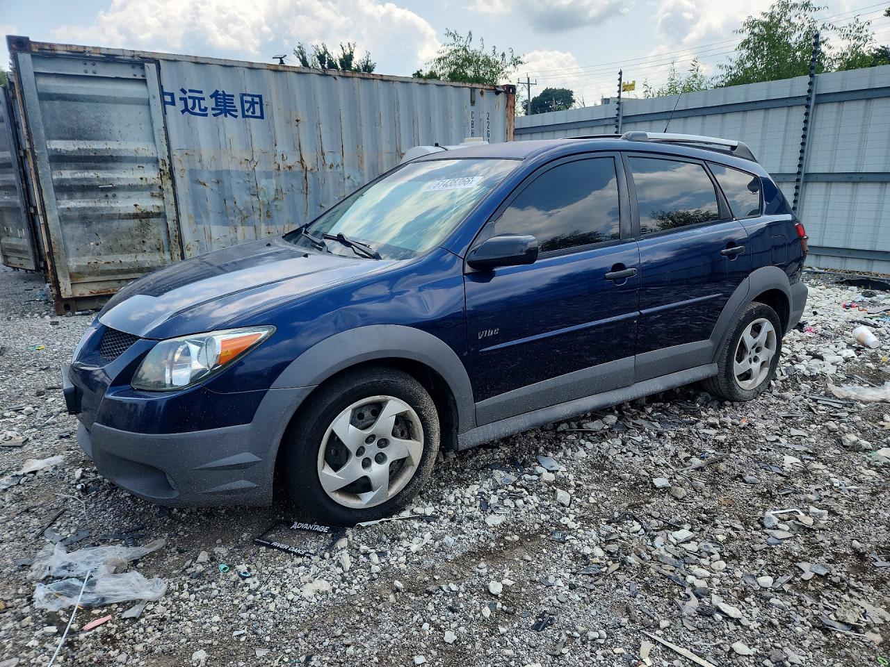 2004 Pontiac Vibe Blue vin: 5Y2SM62874Z435117