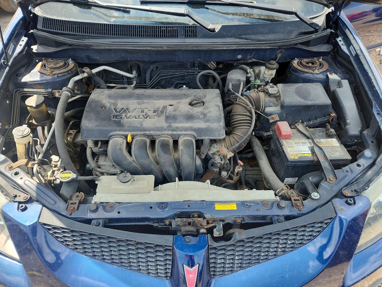 2004 Pontiac Vibe Blue vin: 5Y2SM62874Z435117