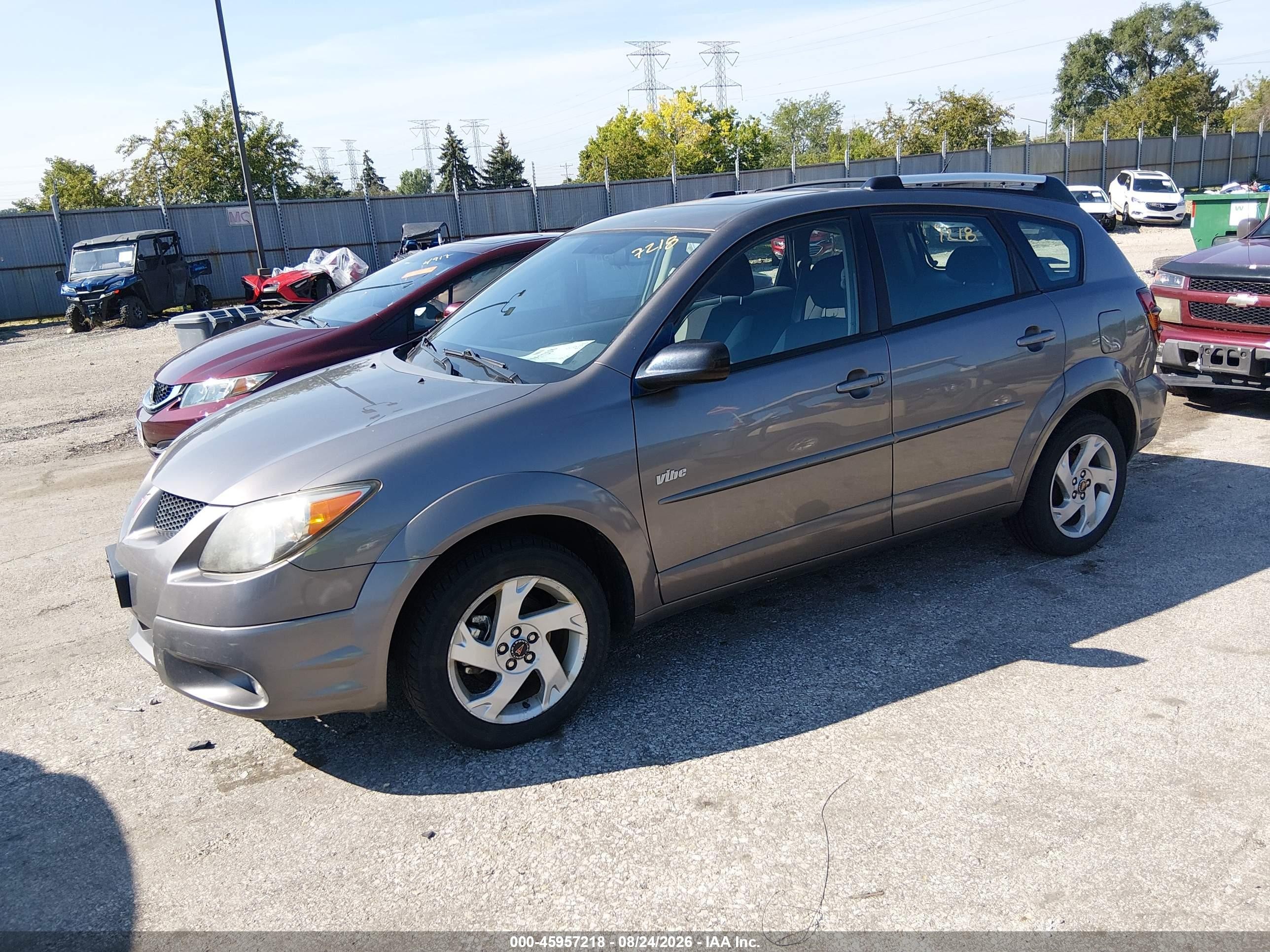2003 Pontiac Vibe   Gray vin: 5Y2SM62893Z477268