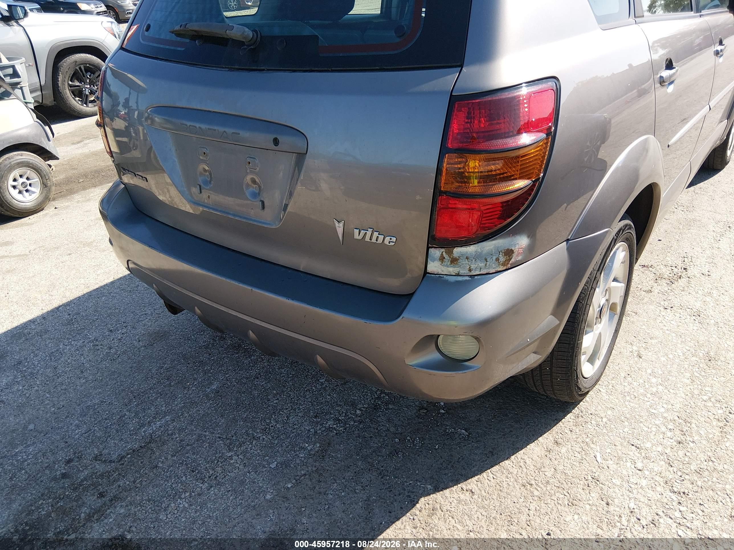 2003 Pontiac Vibe   Gray vin: 5Y2SM62893Z477268