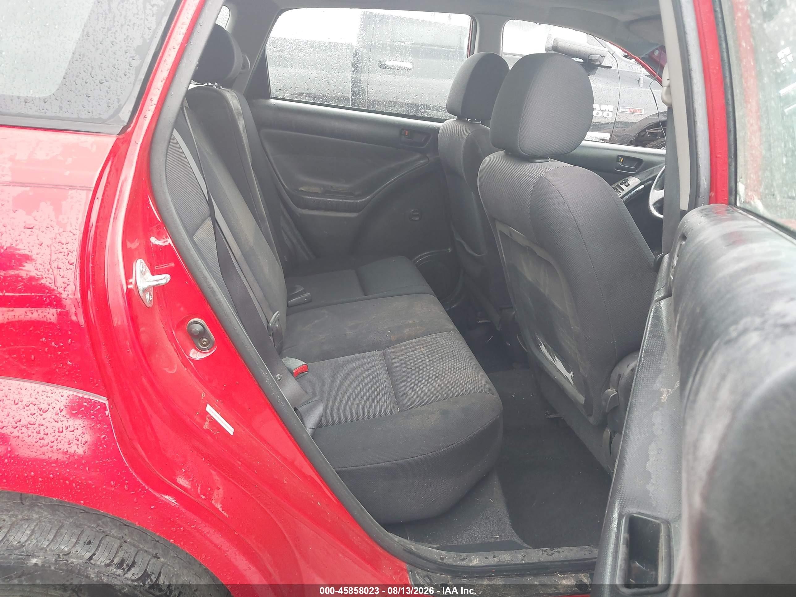 2004 Pontiac Vibe   Красный vin: 5Y2SM62894Z445003