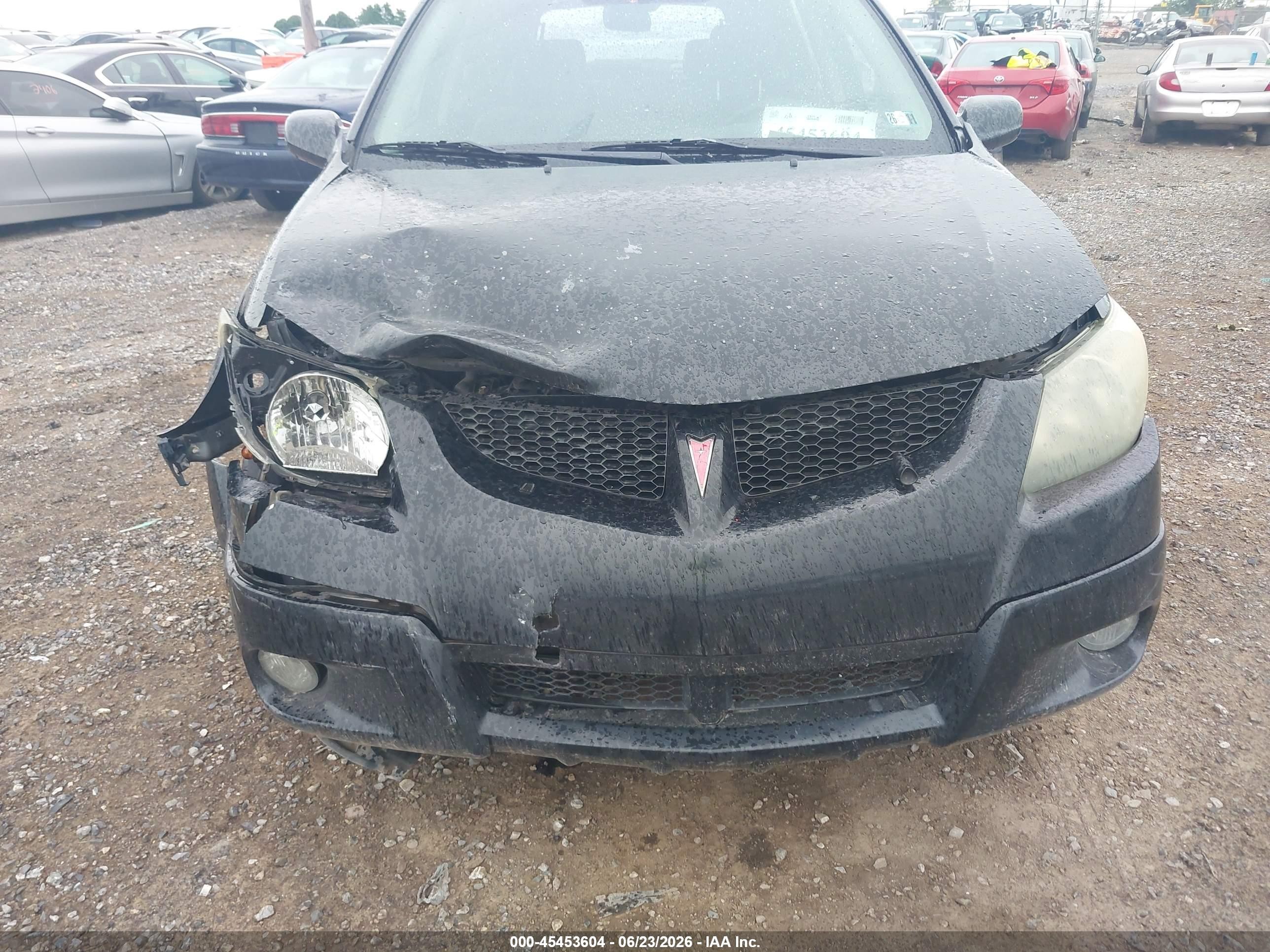 2004 Pontiac Vibe Black vin: 5Y2SM628X4Z449173