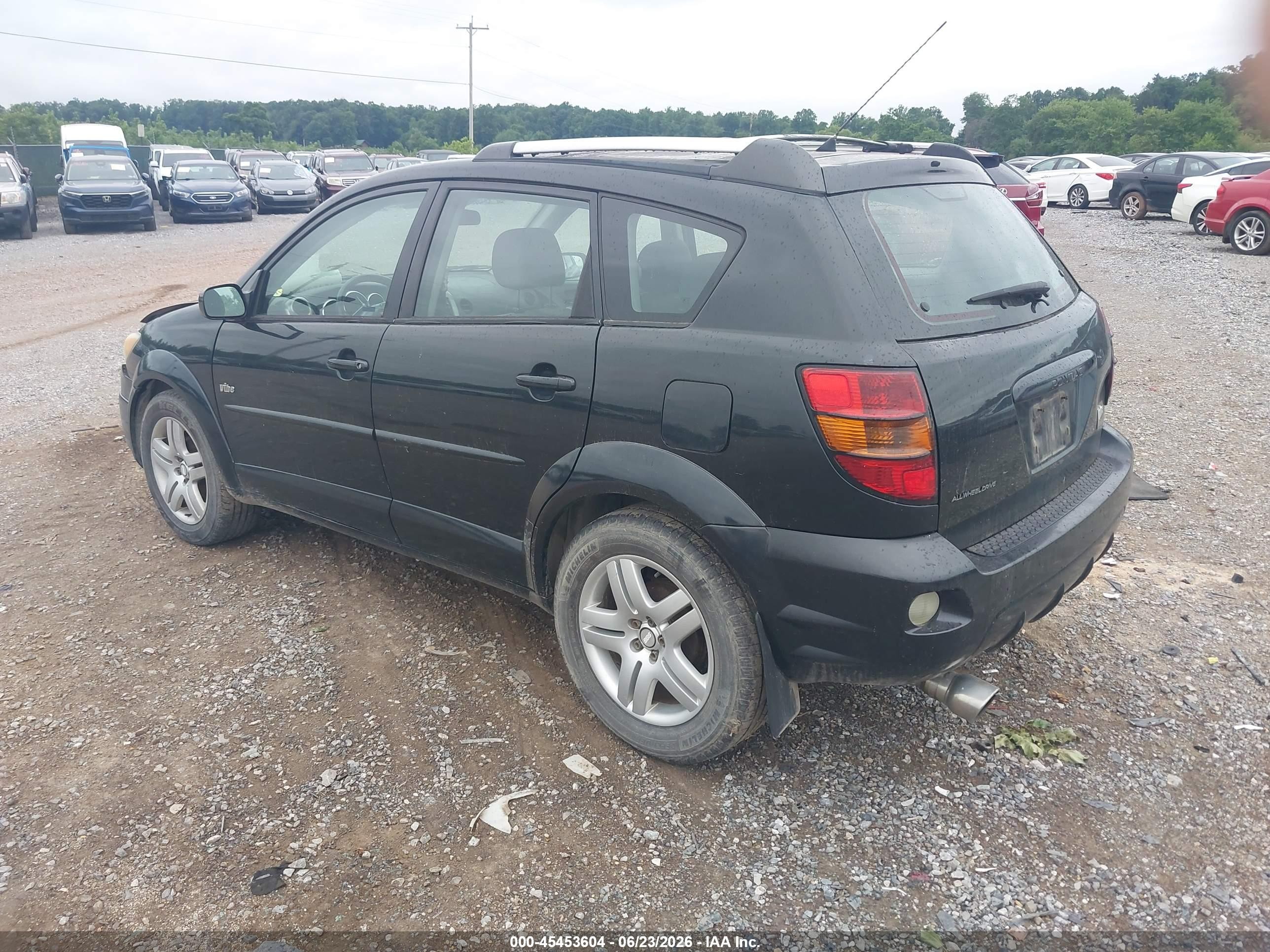 2004 Pontiac Vibe Black vin: 5Y2SM628X4Z449173
