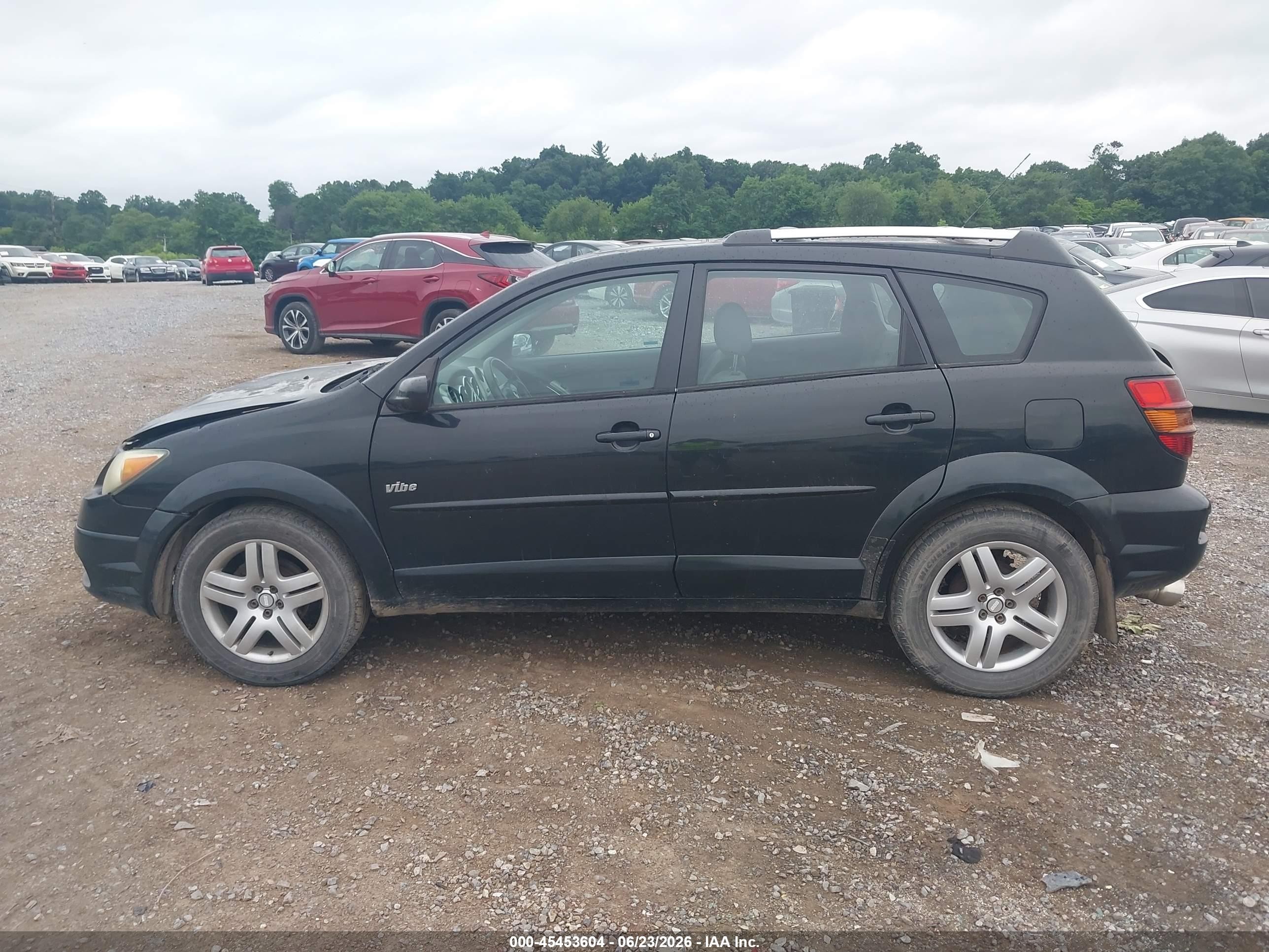 2004 Pontiac Vibe Black vin: 5Y2SM628X4Z449173