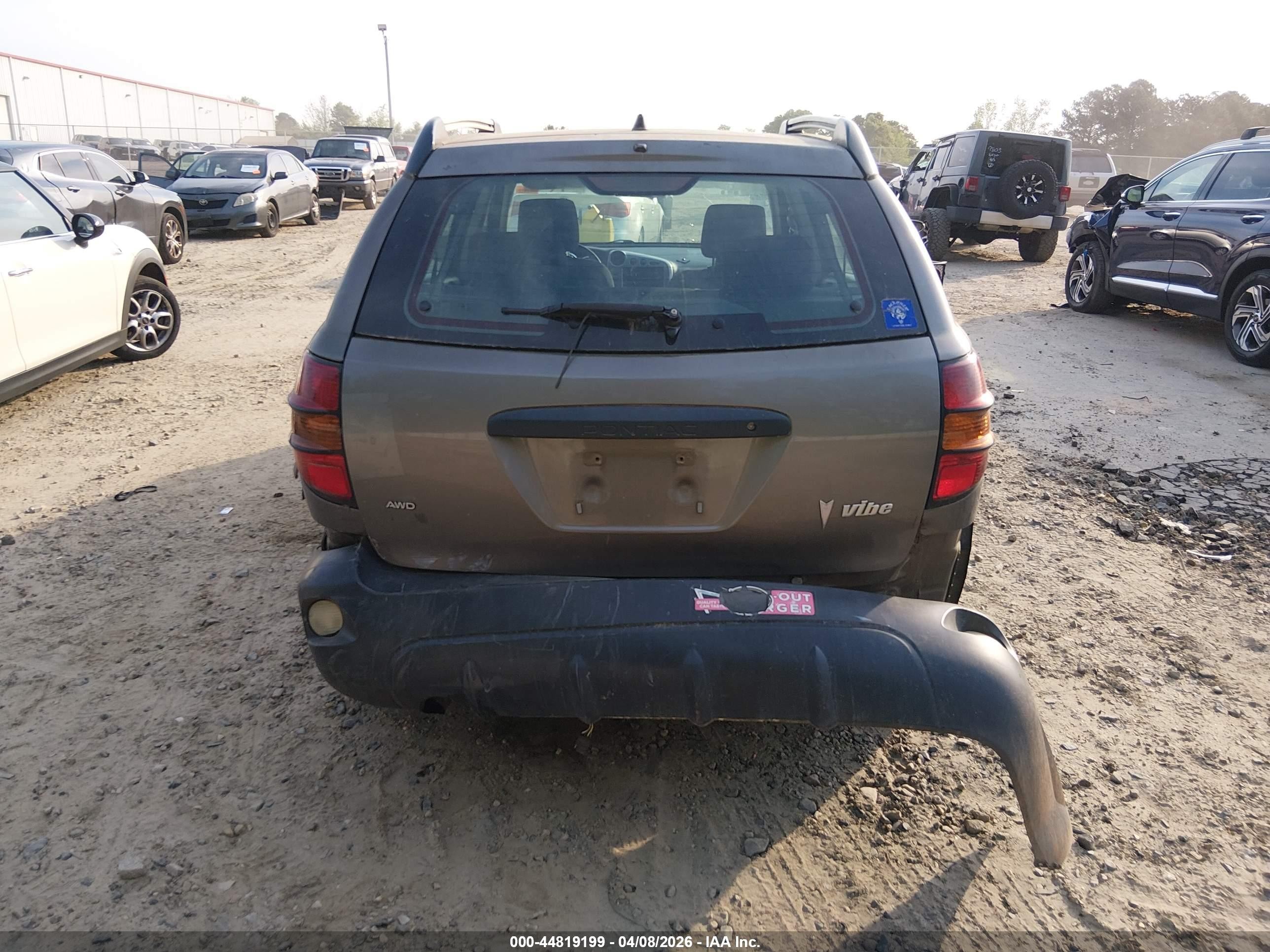 2005 Pontiac Vibe   Gray vin: 5Y2SM63815Z482210