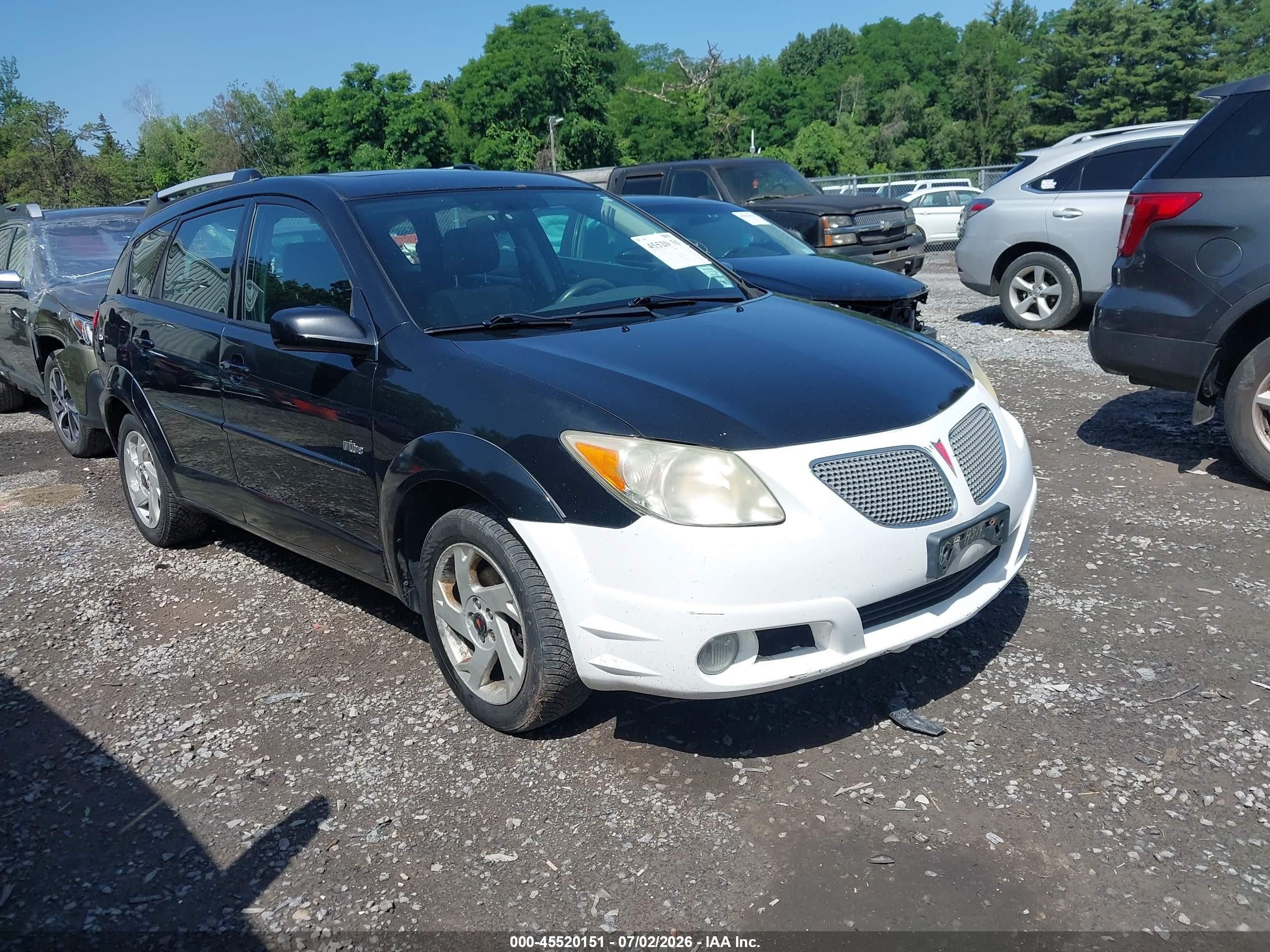 2005 Pontiac Vibe   Black vin: 5Y2SM63825Z446476