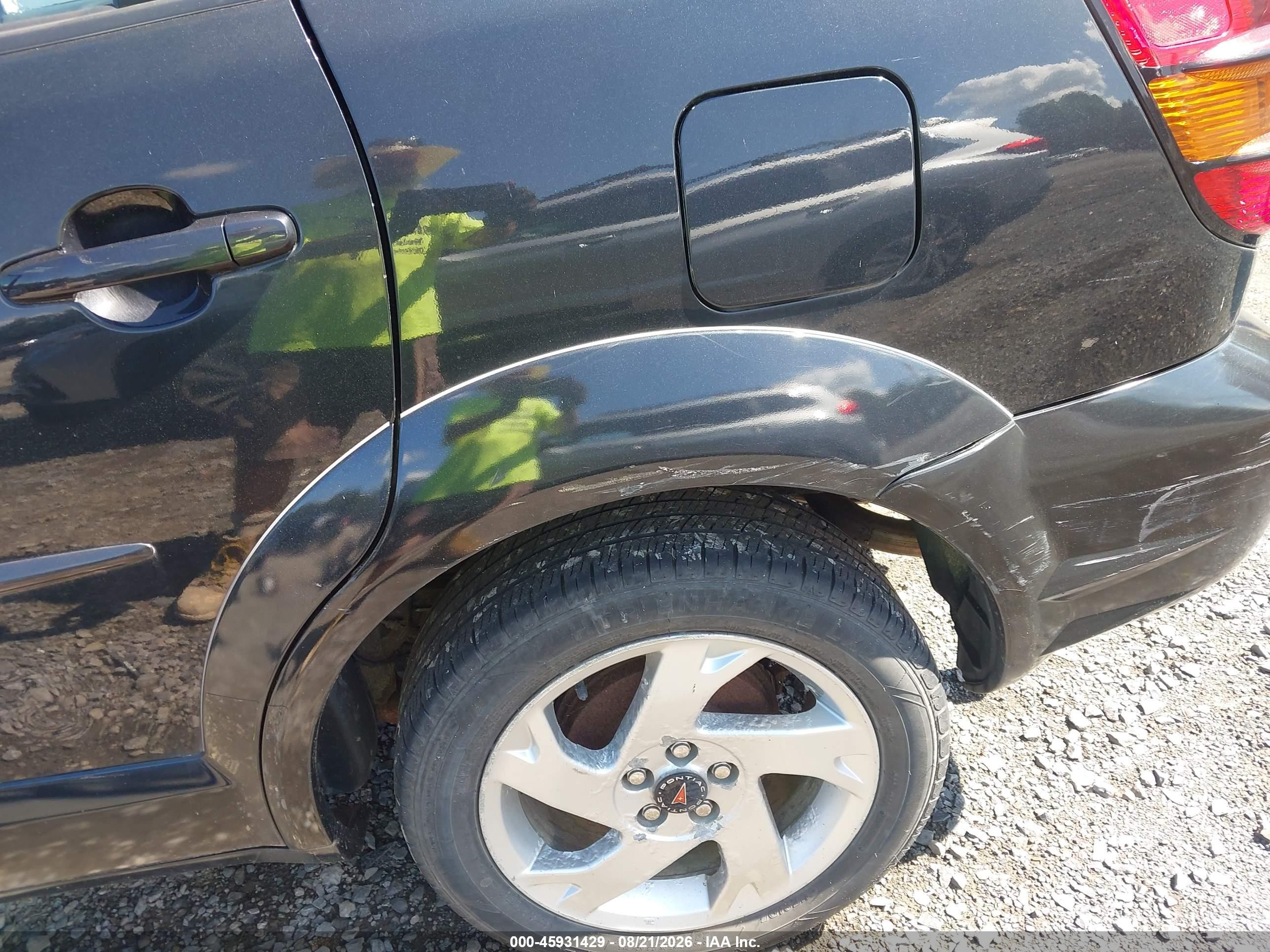 2005 Pontiac Vibe   Черный vin: 5Y2SM63855Z408661