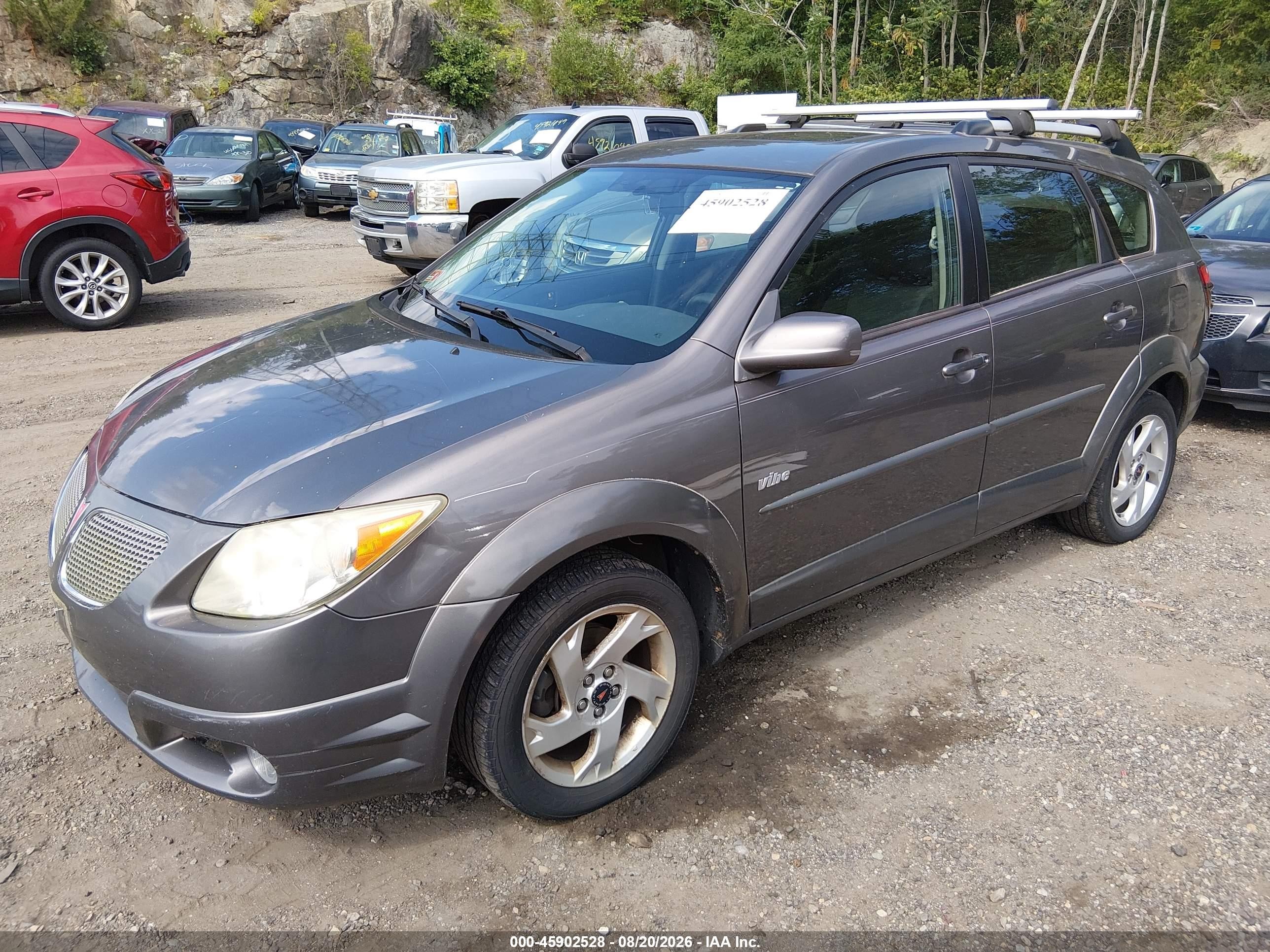 2005 Pontiac Vibe   Серый vin: 5Y2SM63885Z420626