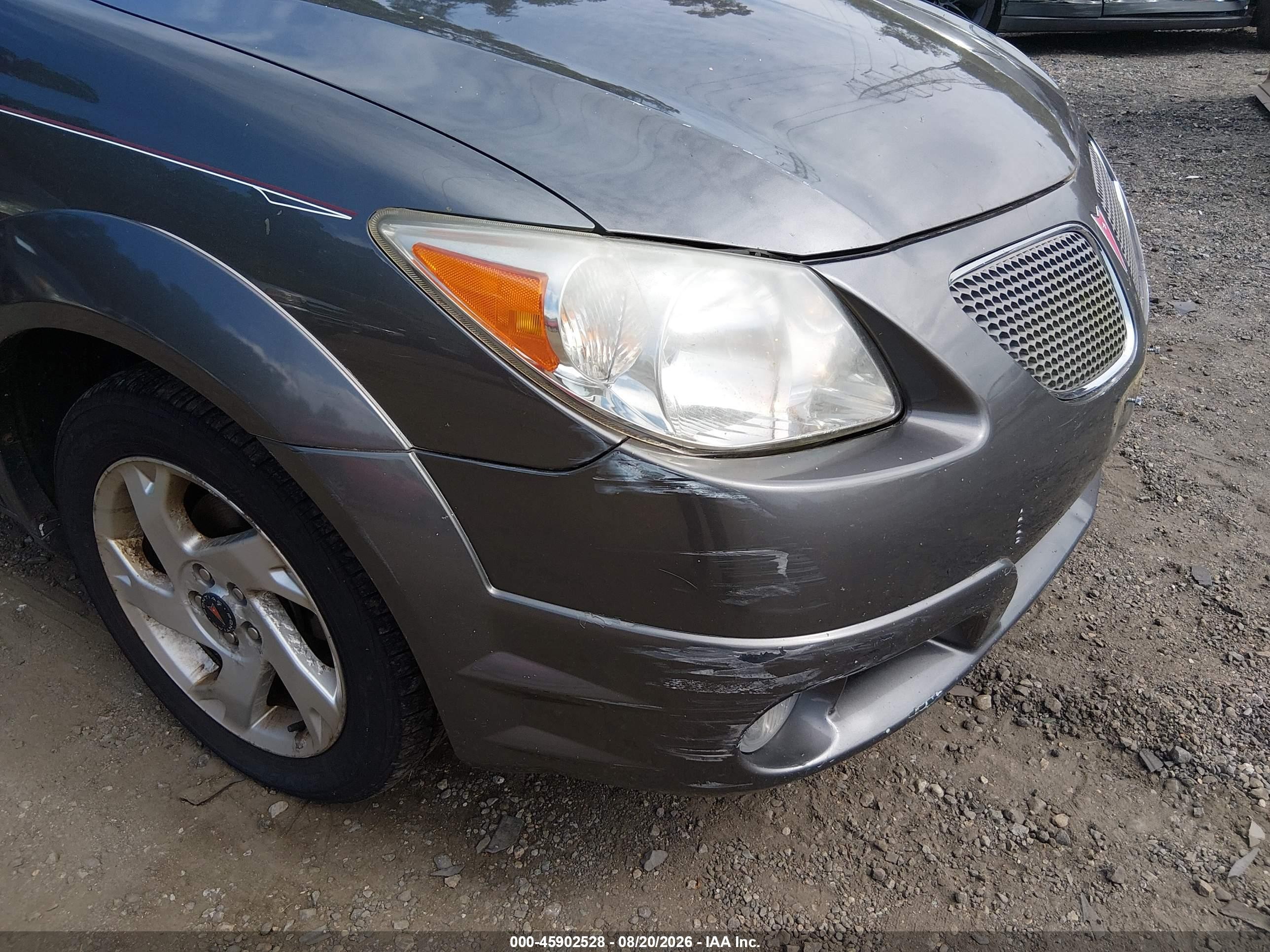 2005 Pontiac Vibe   Серый vin: 5Y2SM63885Z420626