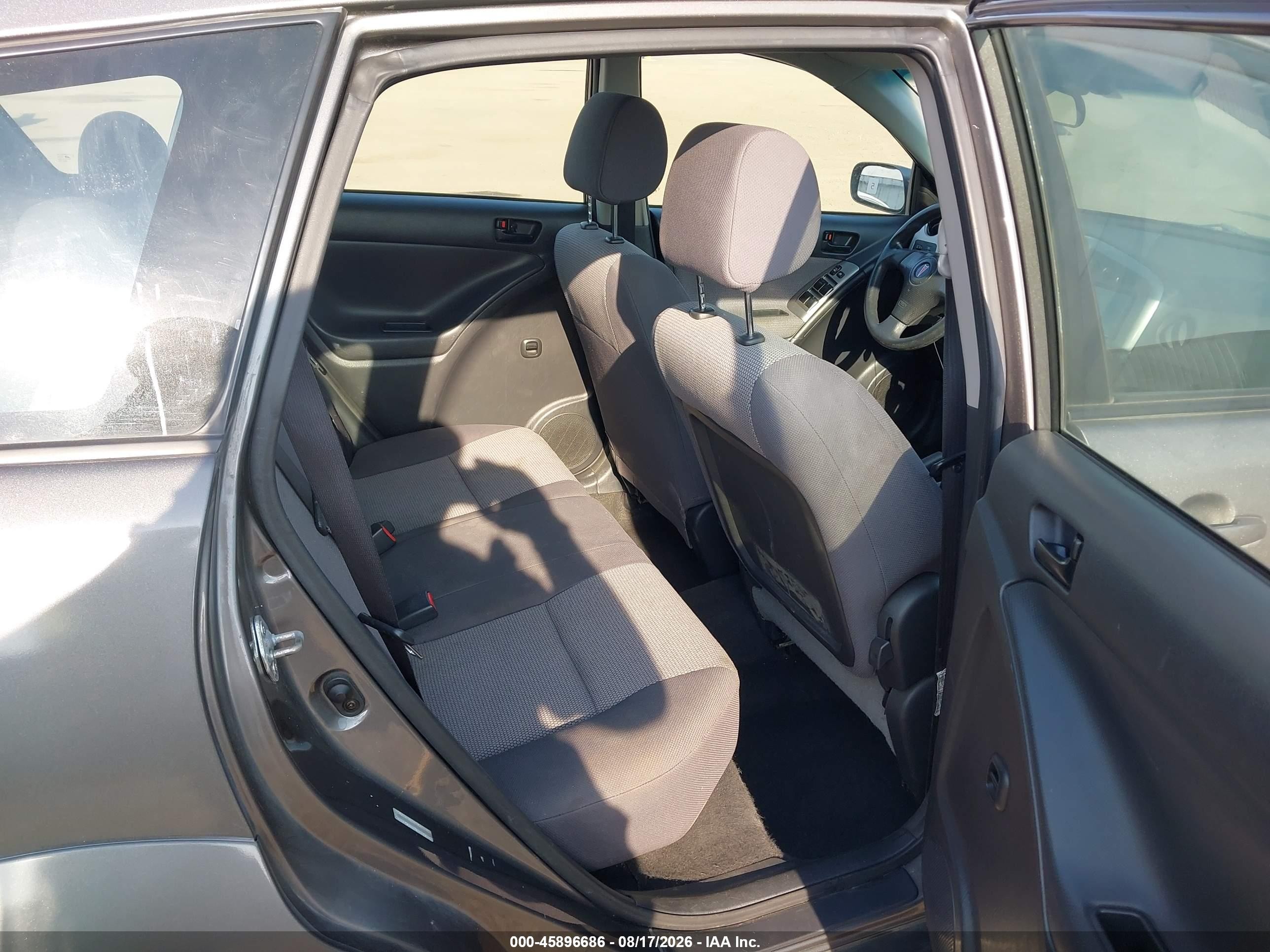 2005 Pontiac Vibe   Серый vin: 5Y2SM638X5Z476955