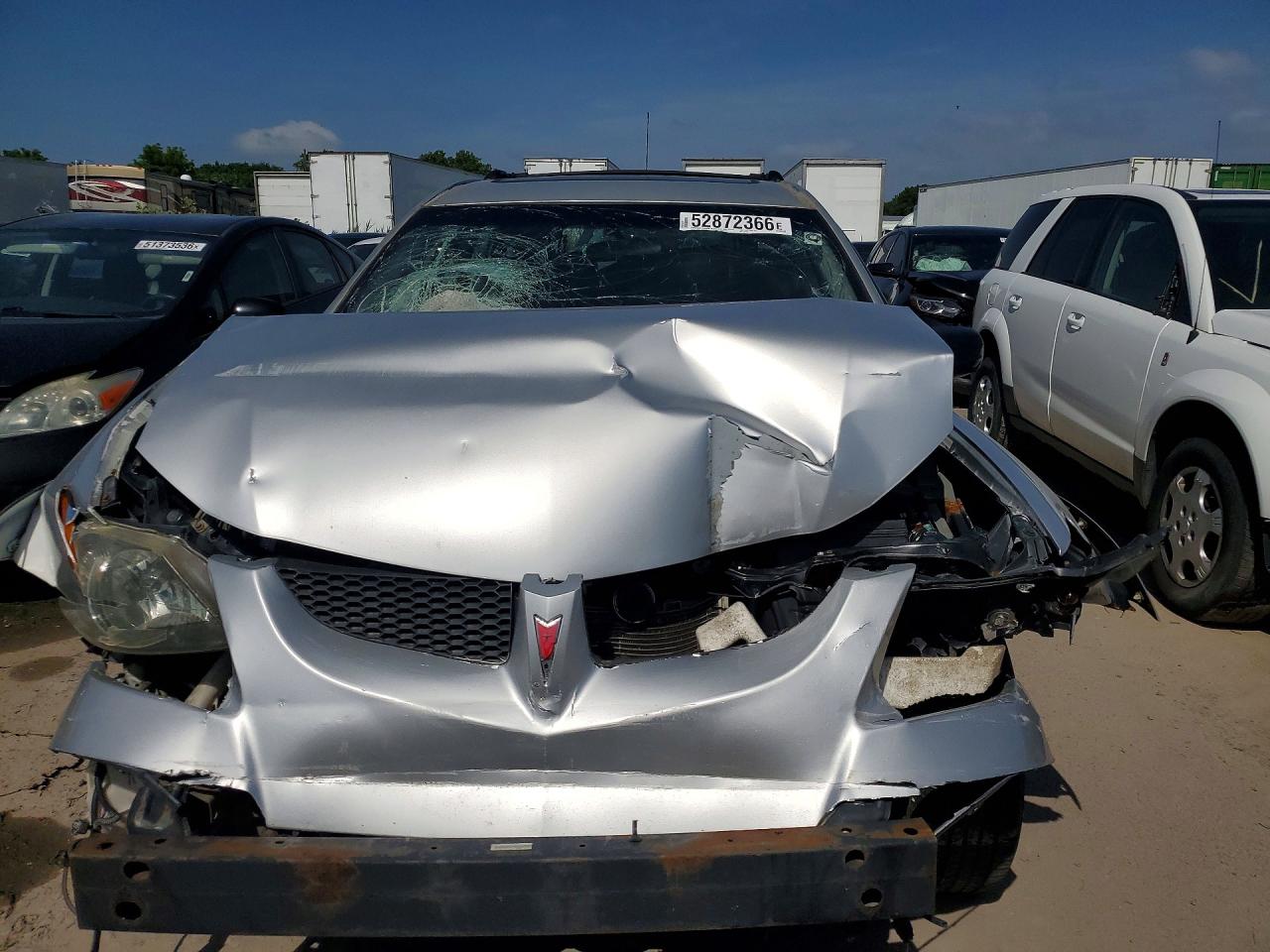 2003 Pontiac Vibe Серебряный vin: 5Y2SM64833Z477747