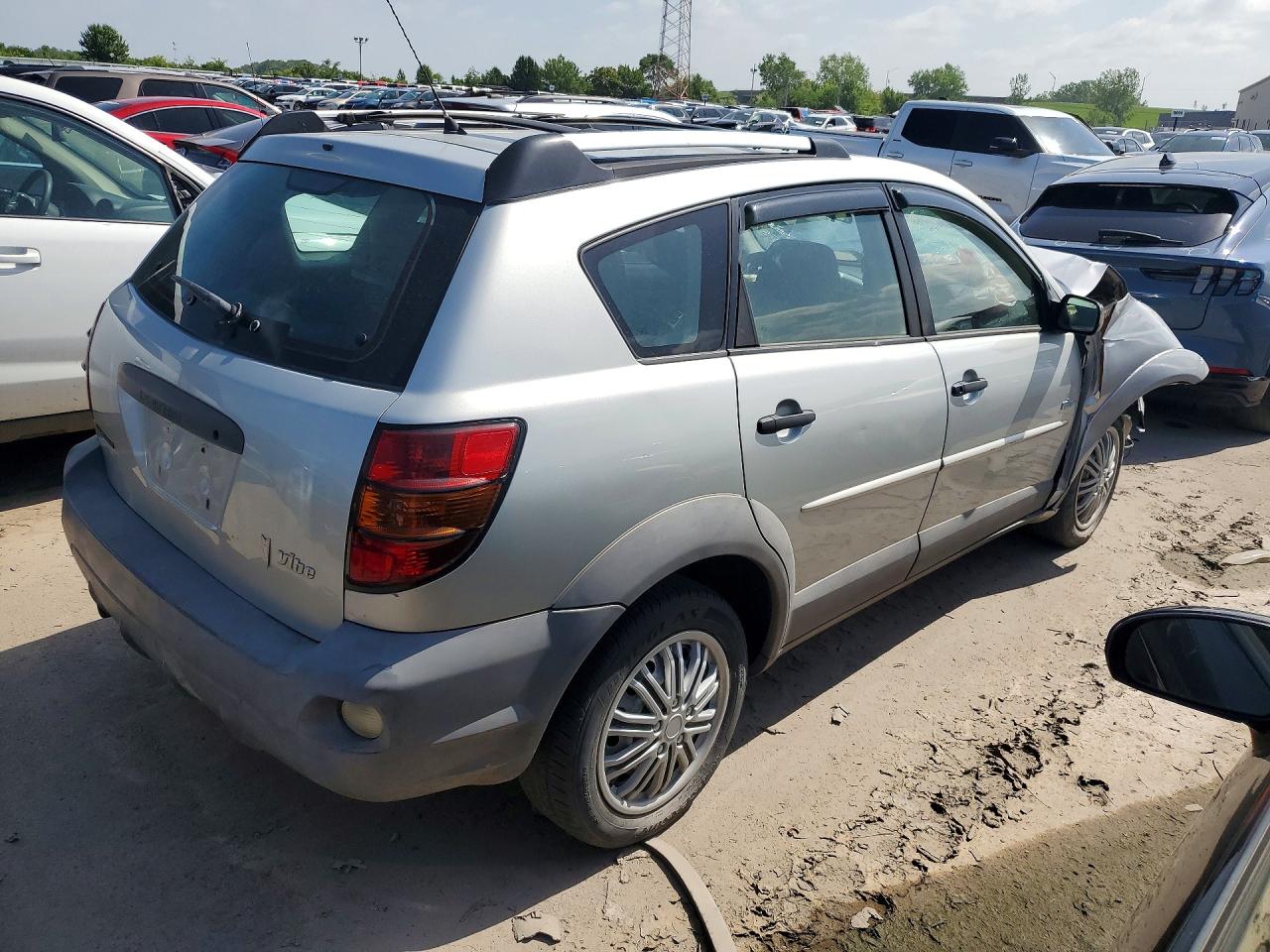 2003 Pontiac Vibe Серебряный vin: 5Y2SM64833Z477747