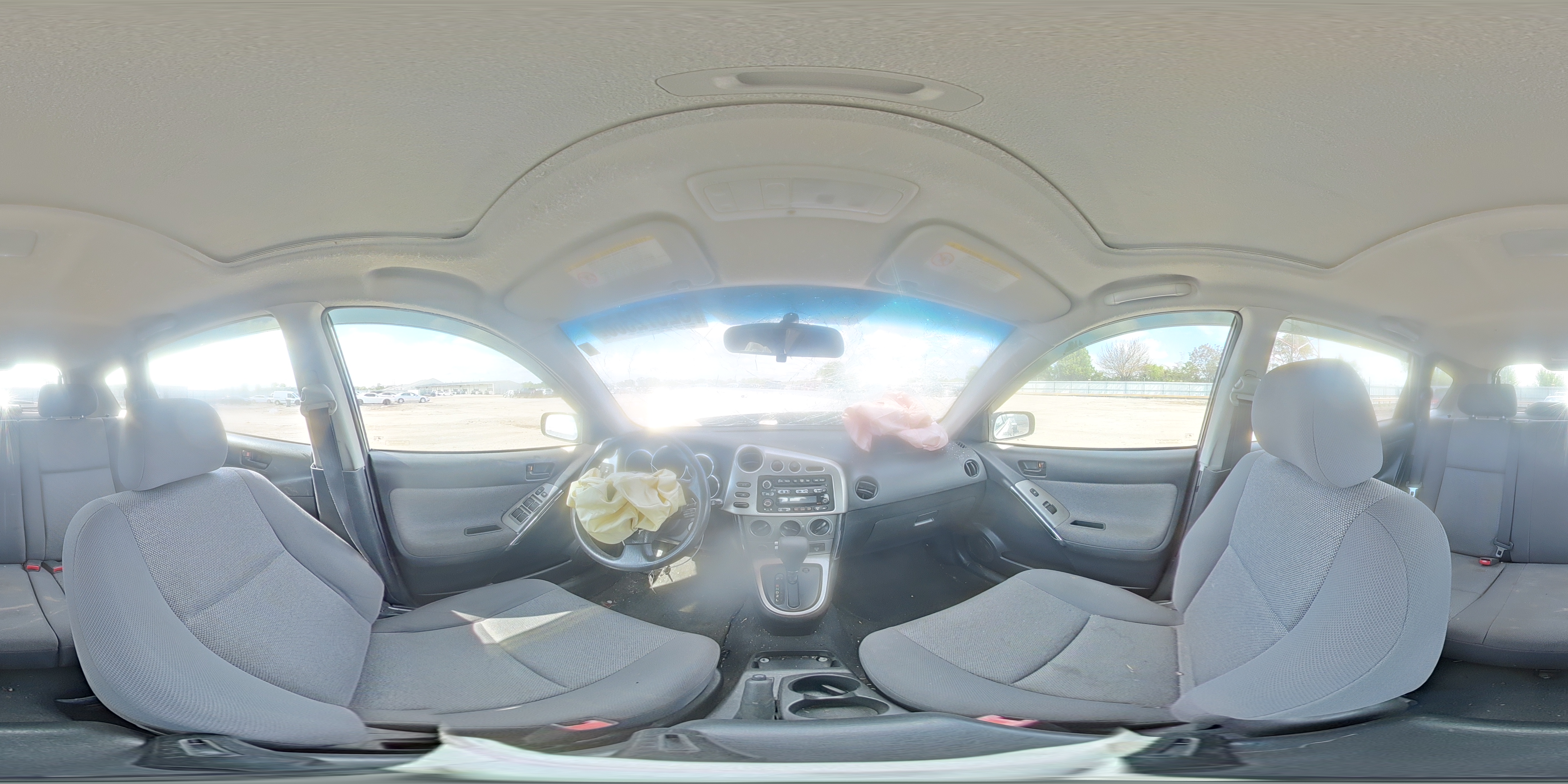 2003 Pontiac Vibe Серебряный vin: 5Y2SM64833Z477747