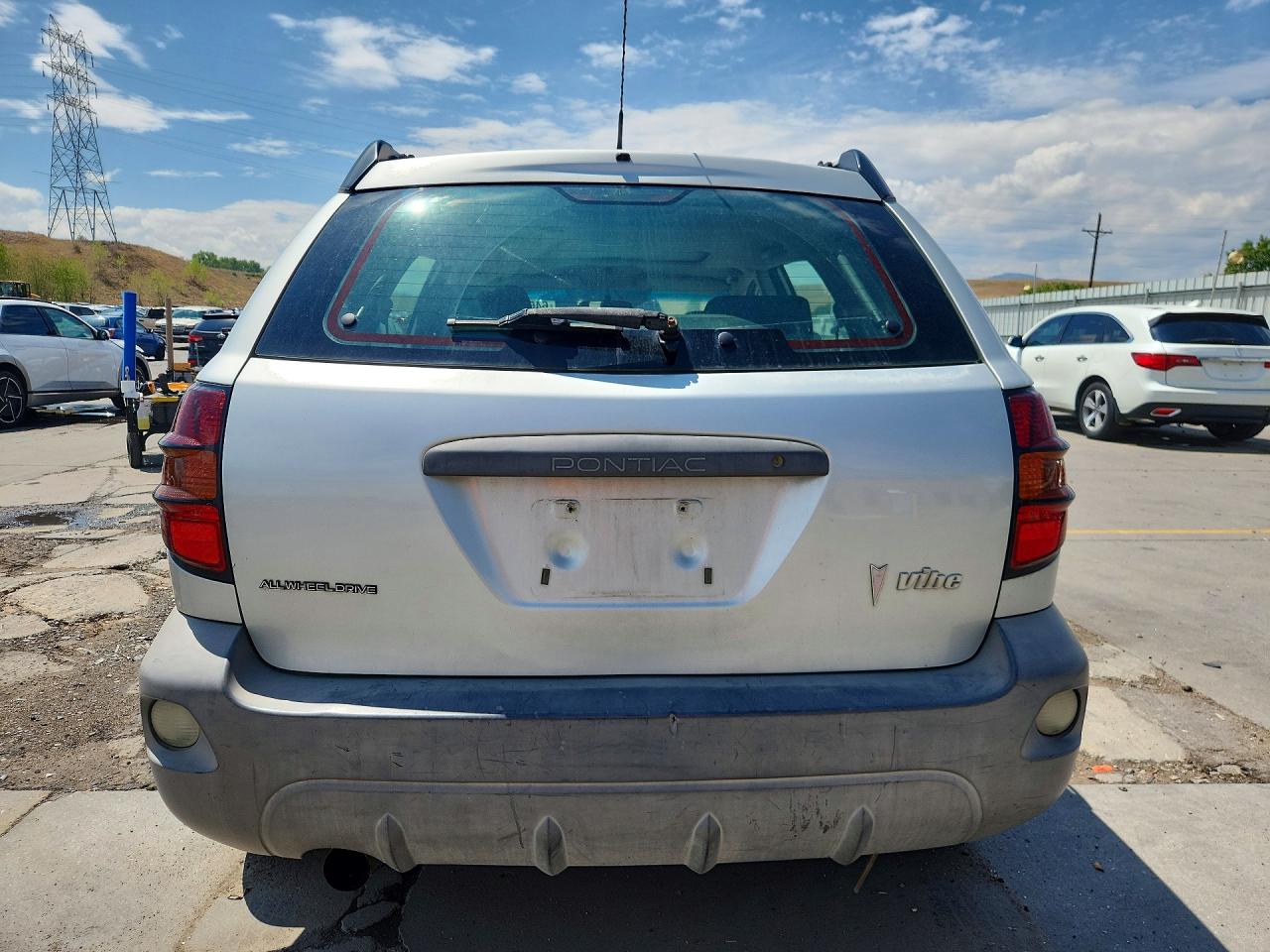 2004 Pontiac Vibe Серебряный vin: 5Y2SM648X4Z433178