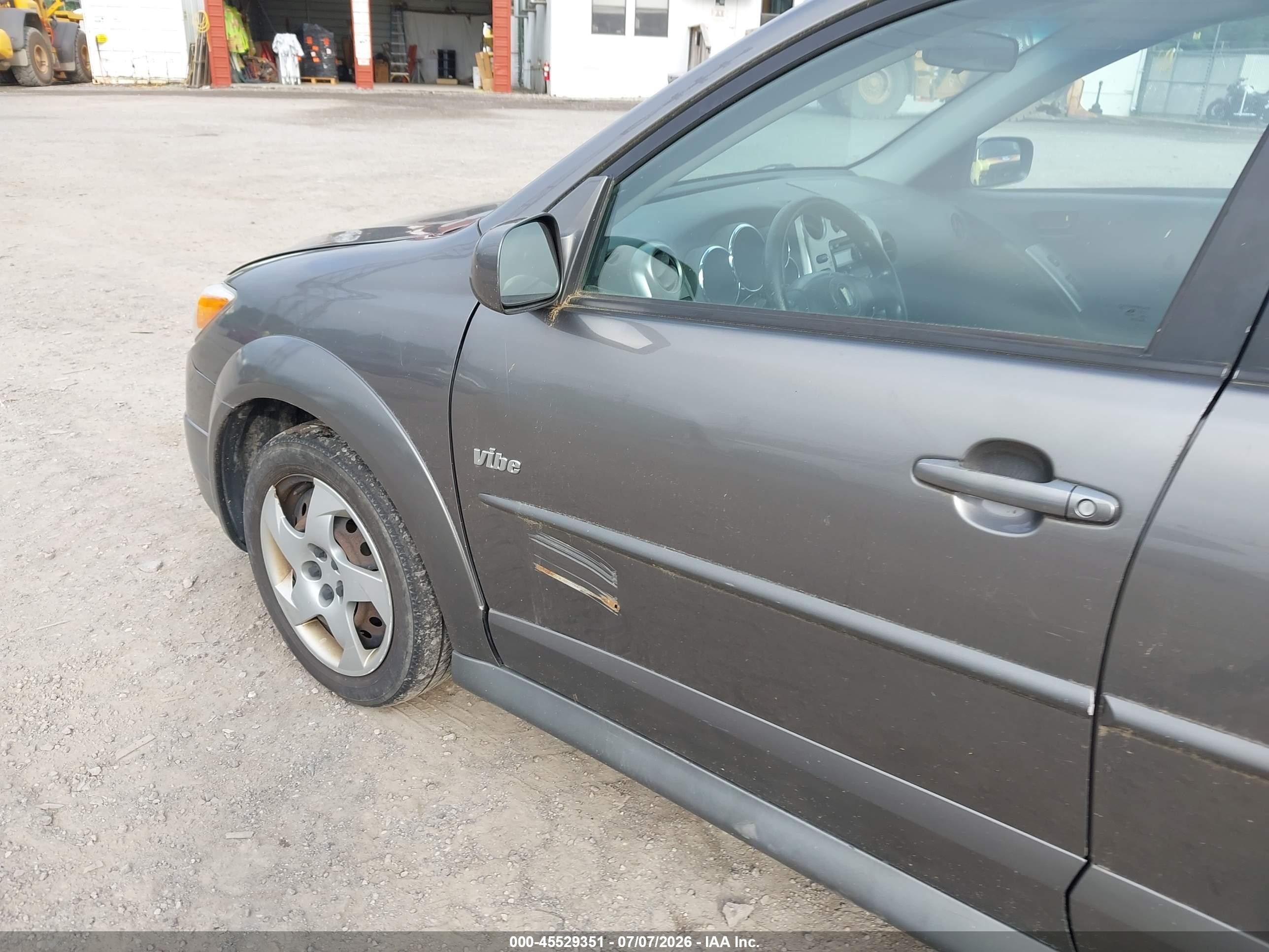 2006 Pontiac Vibe   Gray vin: 5Y2SM65896Z417765