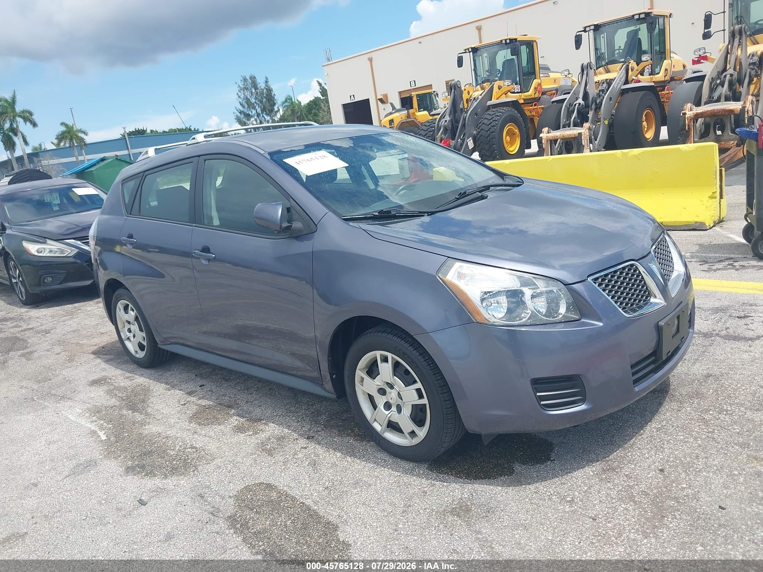 2009 Pontiac Vibe   Gray vin: 5Y2SM67019Z425127