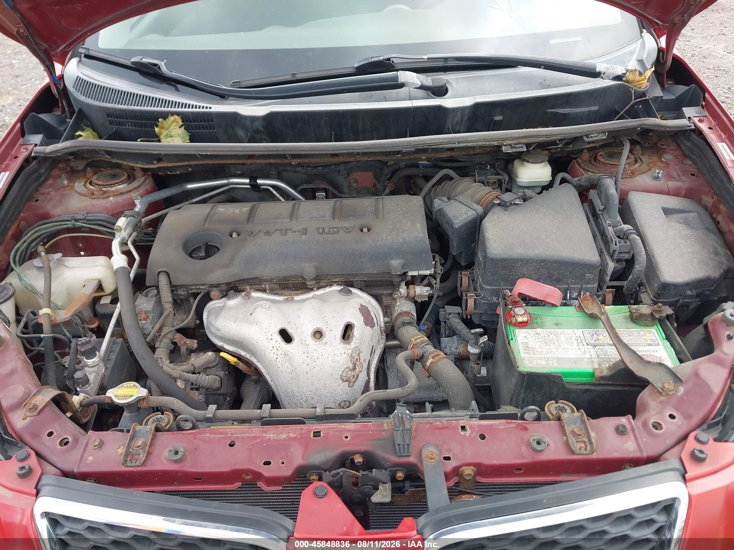2009 Pontiac Vibe   Red vin: 5Y2SM67039Z408264