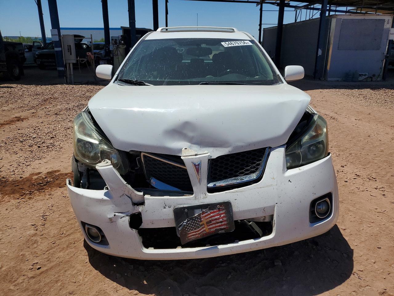 2009 Pontiac Vibe White vin: 5Y2SM67039Z465273