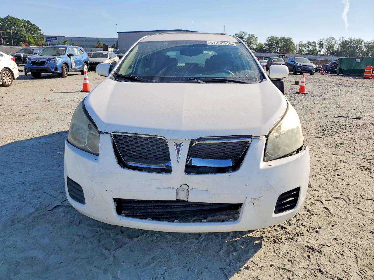 2009 Pontiac Vibe White vin: 5Y2SM67079Z471996