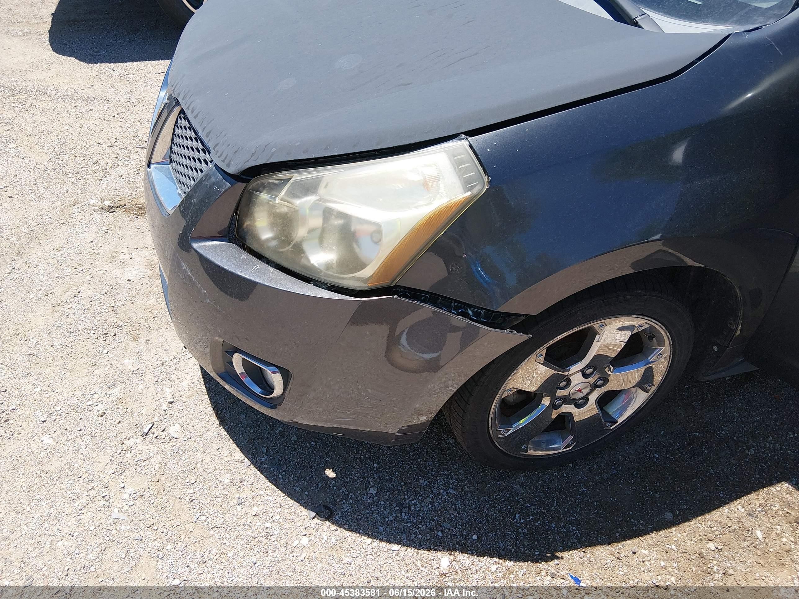 2009 Pontiac Vibe   Gray vin: 5Y2SM67099Z461986
