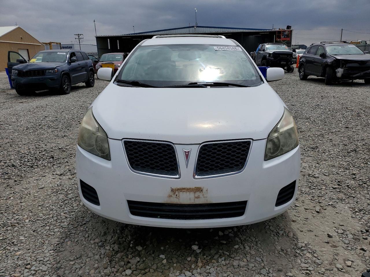 2010 Pontiac Vibe White vin: 5Y2SM6E01AZ417892
