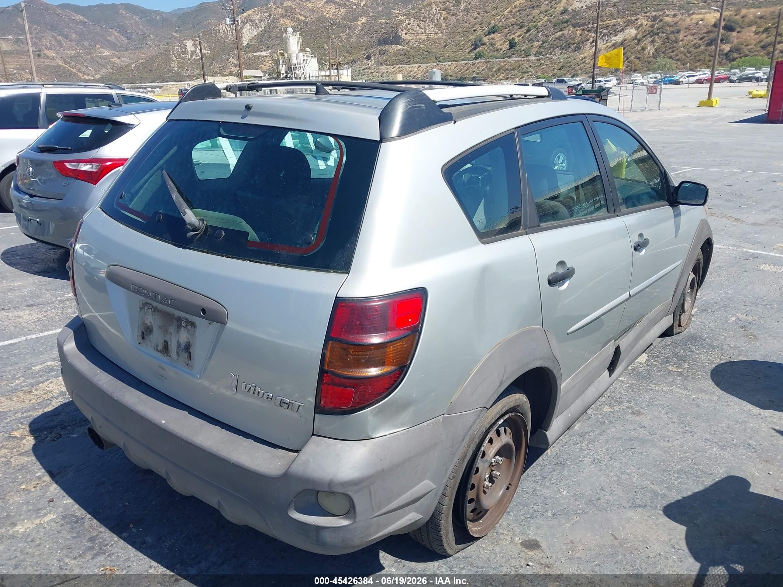2004 Pontiac Vibe Gt Silver vin: 5Y2SN62L94Z444273
