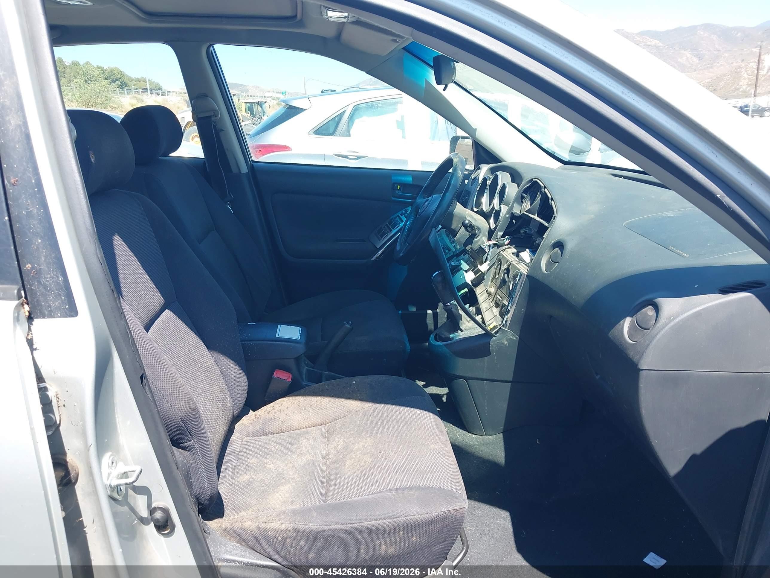 2004 Pontiac Vibe Gt Silver vin: 5Y2SN62L94Z444273