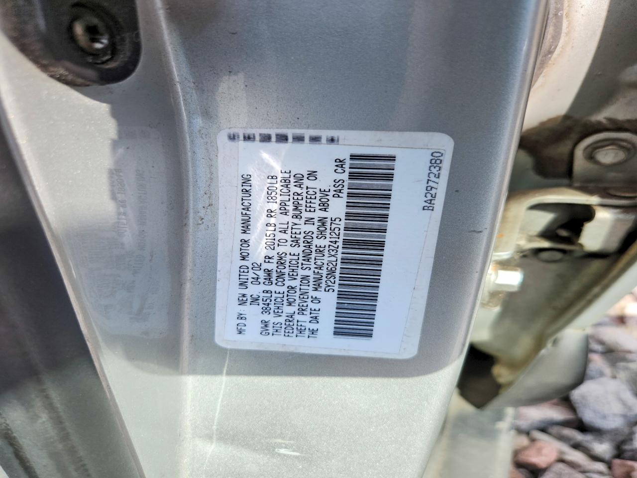 2003 Pontiac Vibe Gt Silver vin: 5Y2SN62LX3Z412575