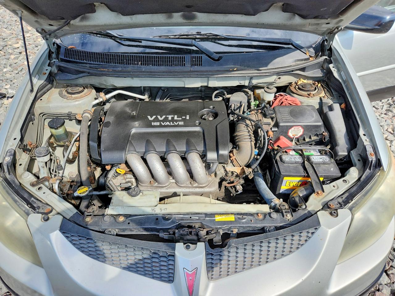 2003 Pontiac Vibe Gt Silver vin: 5Y2SN62LX3Z412575