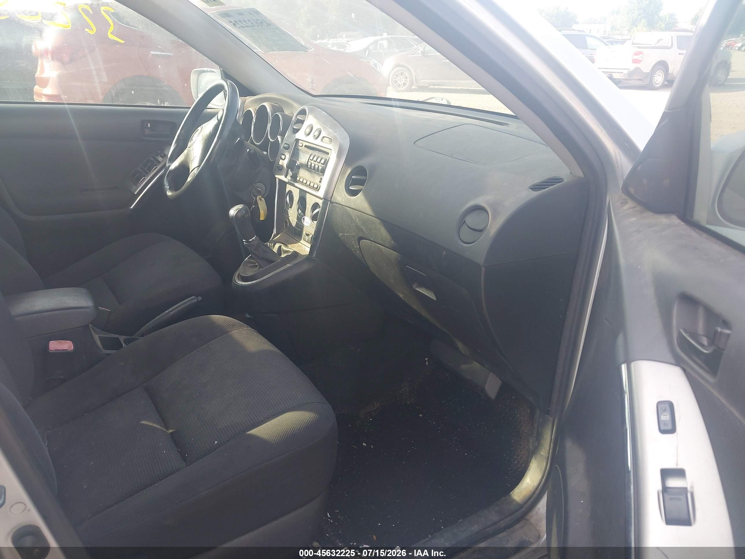2005 Pontiac Vibe Gt Gray vin: 5Y2SN63LX5Z429751